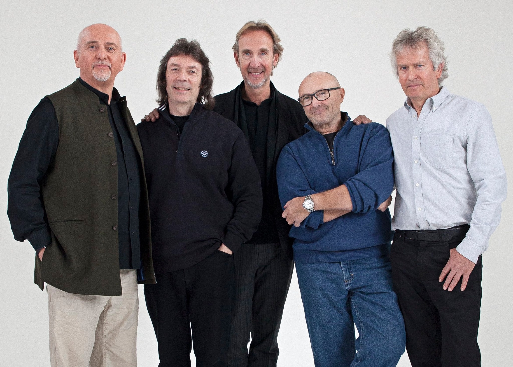 Genesis band, Phil Collins and Peter Gabriel, Music legends, The Sum of Their Parts, 2050x1470 HD Desktop