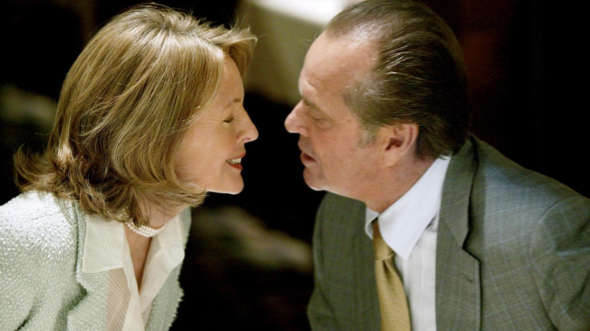Something's Gotta Give (Movie): Harry and Erica, A successful 60-something and 50-something, Jack Nicholson, Diane Keaton. 1920x1080 Full HD Background.