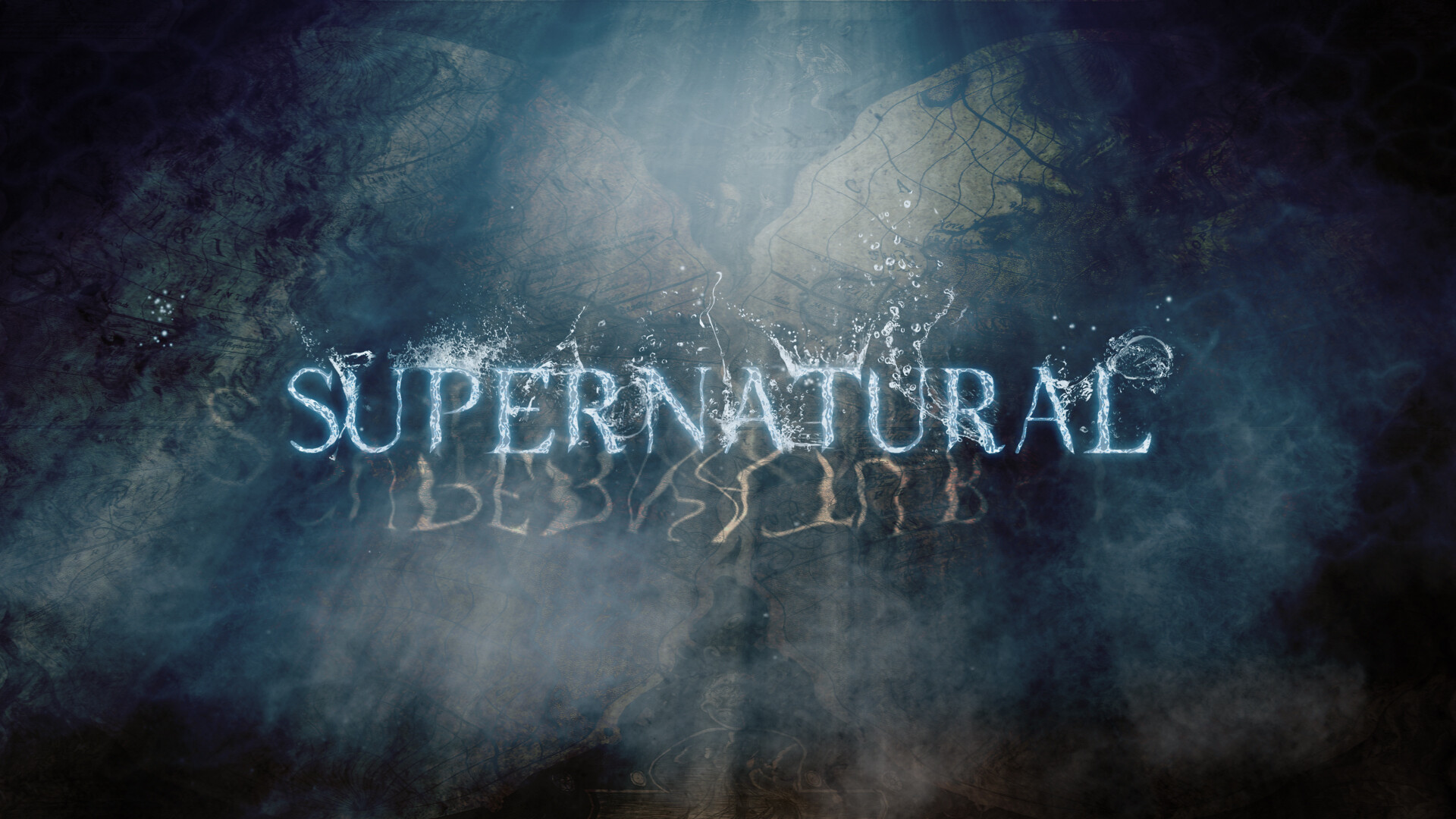 Supernatural: One of the most popular TV shows, mainly because of its longevity, a lovable brother duo, and a cute and hilarious angel. 1920x1080 Full HD Wallpaper.