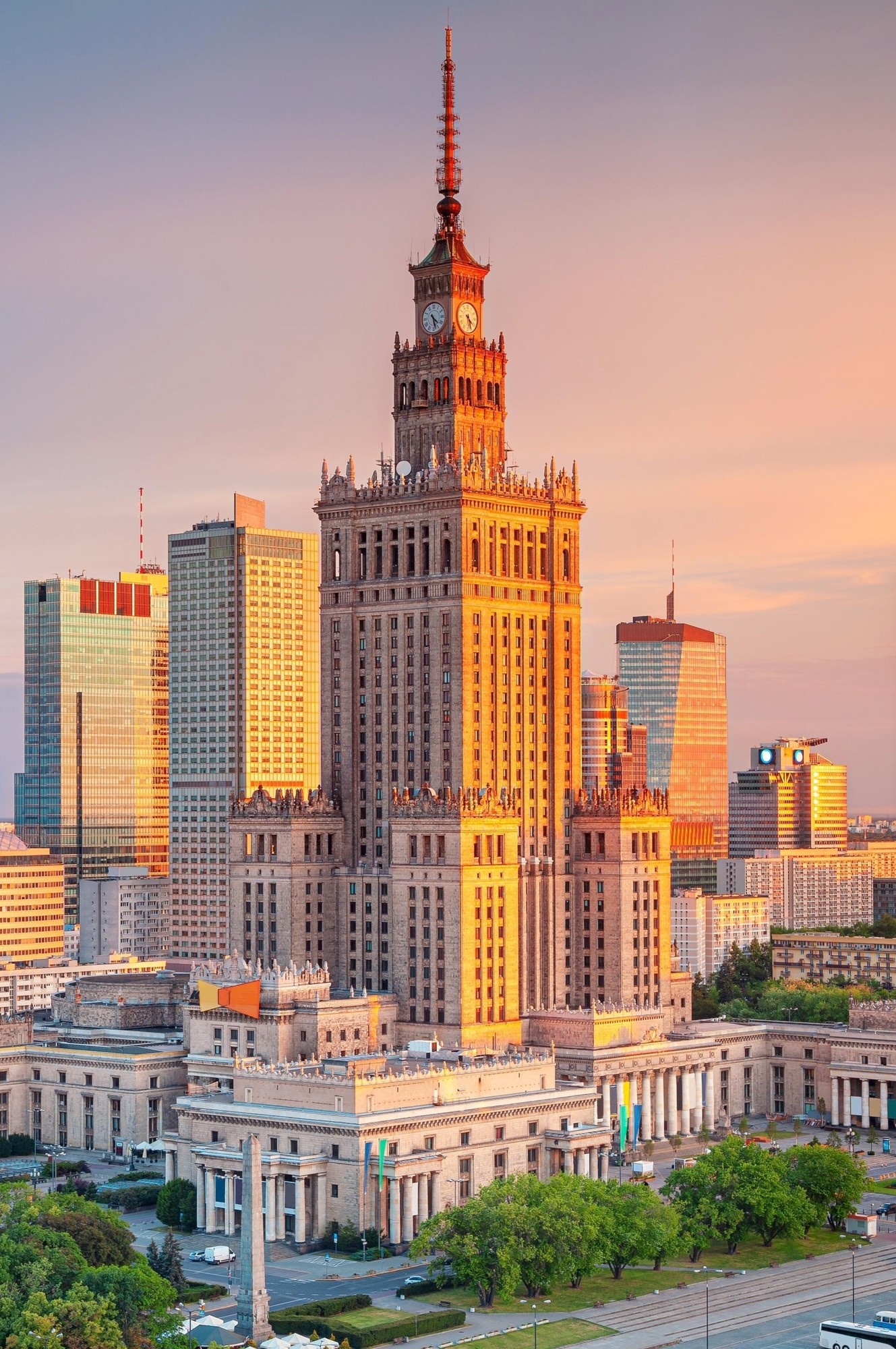 Warsaw, Palace of Culture and Science, Sightseeing, 1330x2000 HD Phone