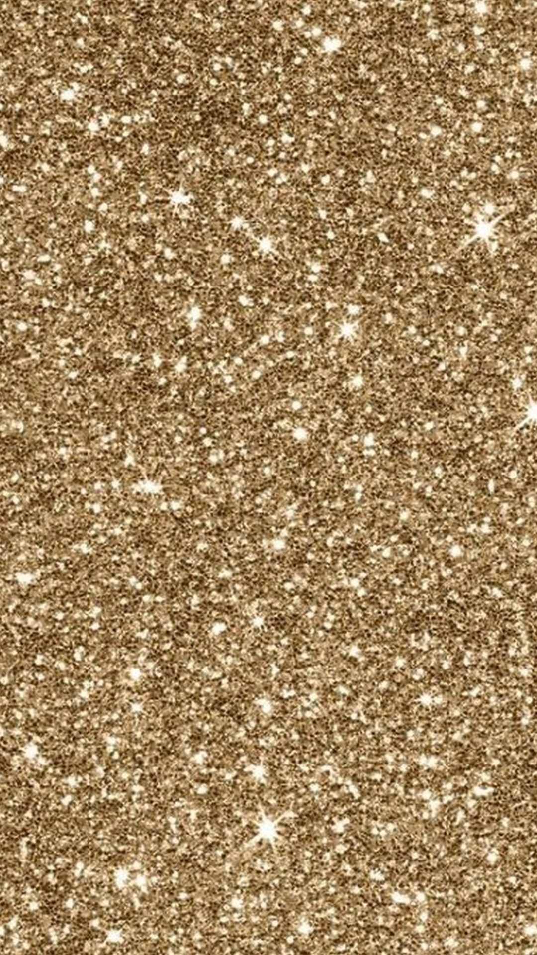Gold Sparkle: Super fine particles of gold plastic, Small pieces of light-reflecting decorative material. 1080x1920 Full HD Background.