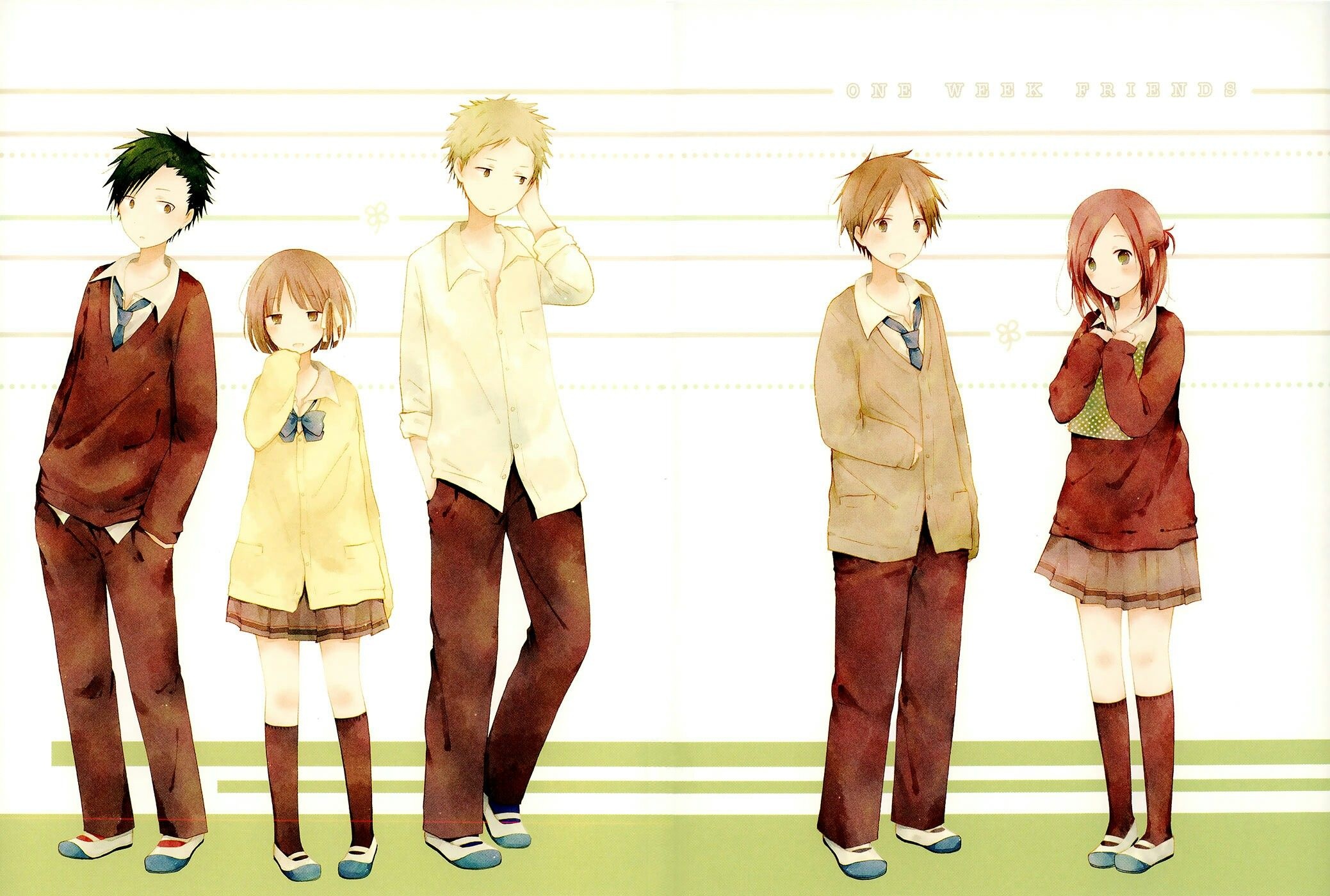 One Week Friends, Anime series, Ishuukan Friends, Slice of life genre, 2080x1400 HD Desktop