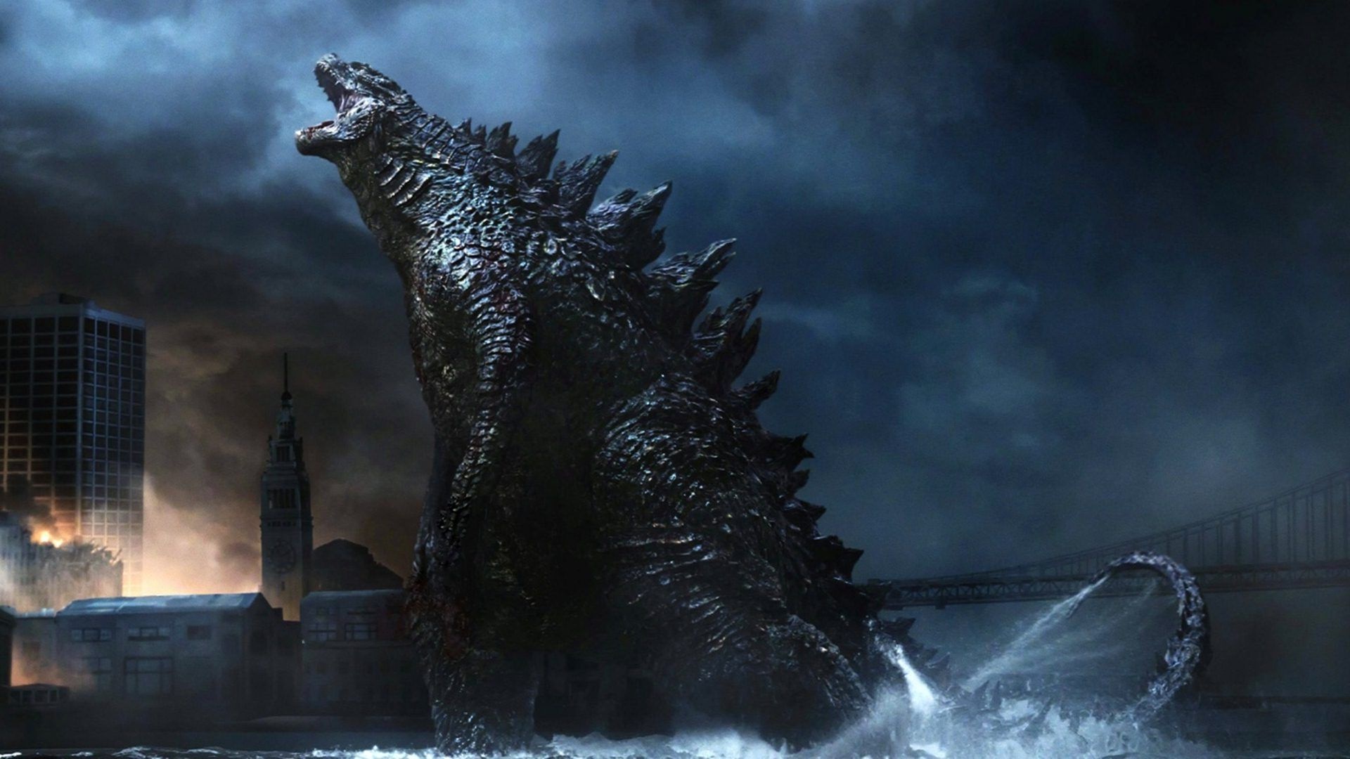 Godzilla: The second incarnation of Gojira to be featured in an American-made film. 1920x1080 Full HD Wallpaper.