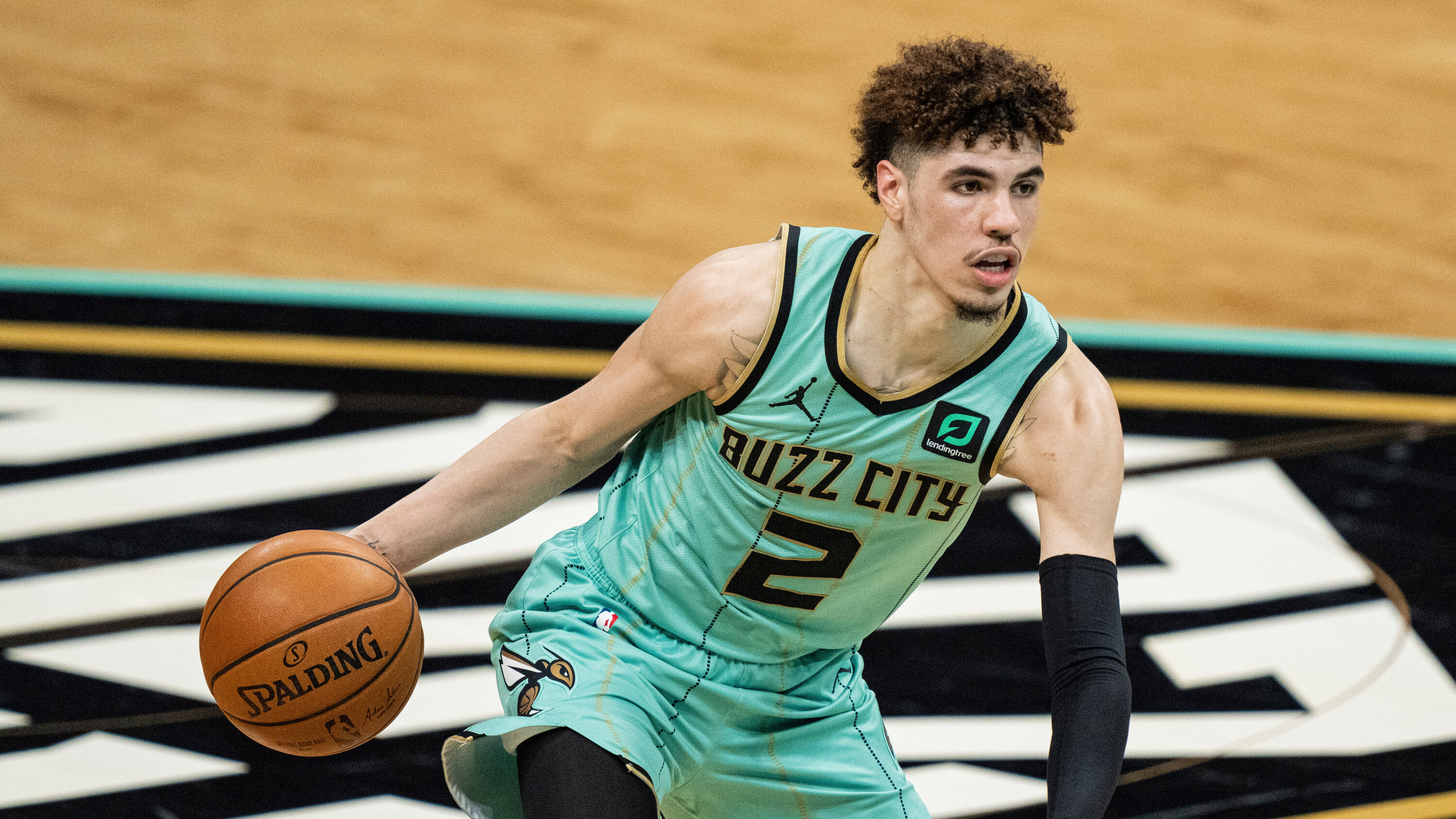 LaMelo Ball, Rookie of the Year, Charlotte Hornets, Accomplishment, 3000x1690 HD Desktop