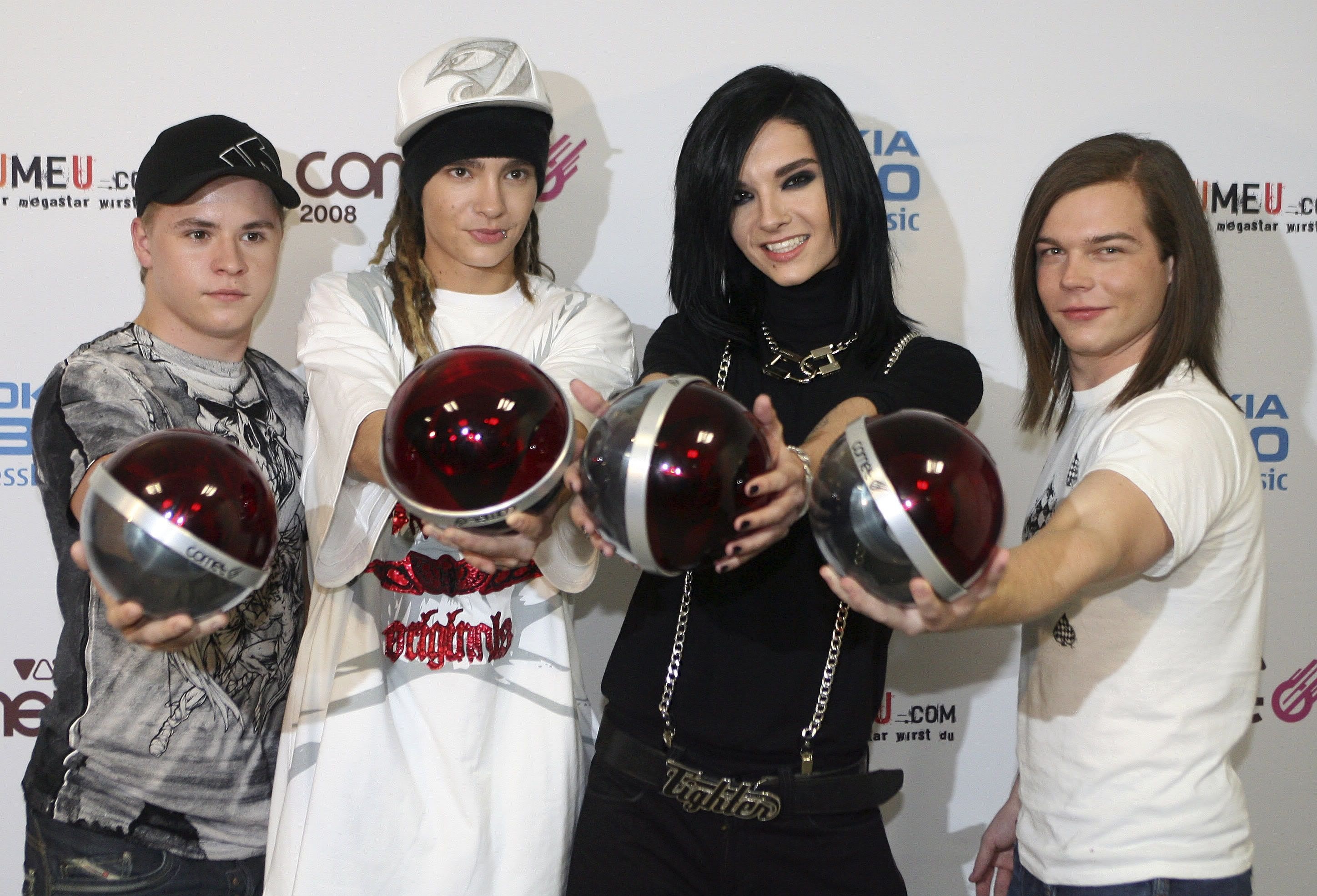Tokio Hotel: 11 Comet Awards throughout the years, 2008, The Super Comet. 2900x1980 HD Wallpaper.