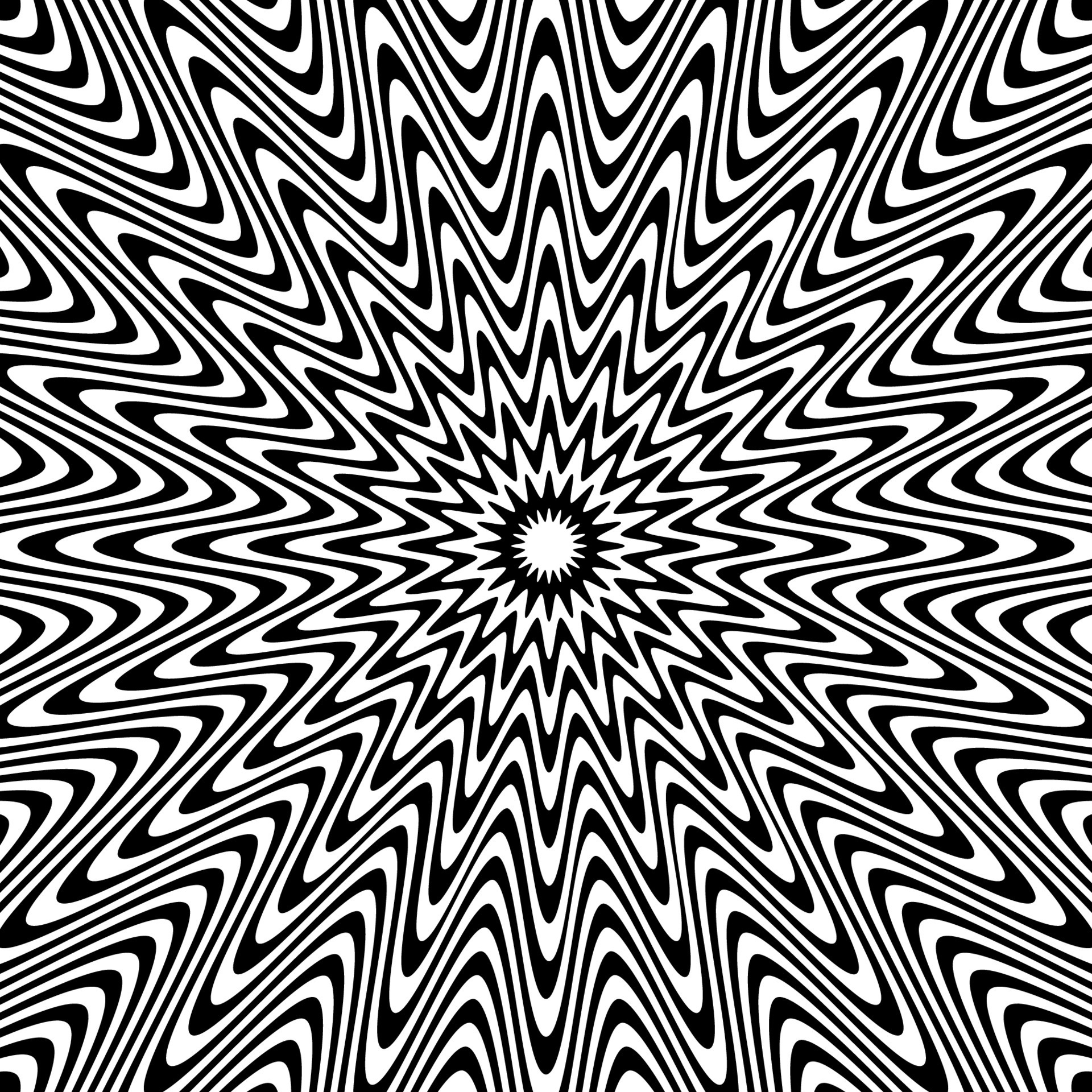 Hypnotic background, Abstract vector art, Psychedelic design, Mesmerizing pattern, 1920x1920 HD Handy