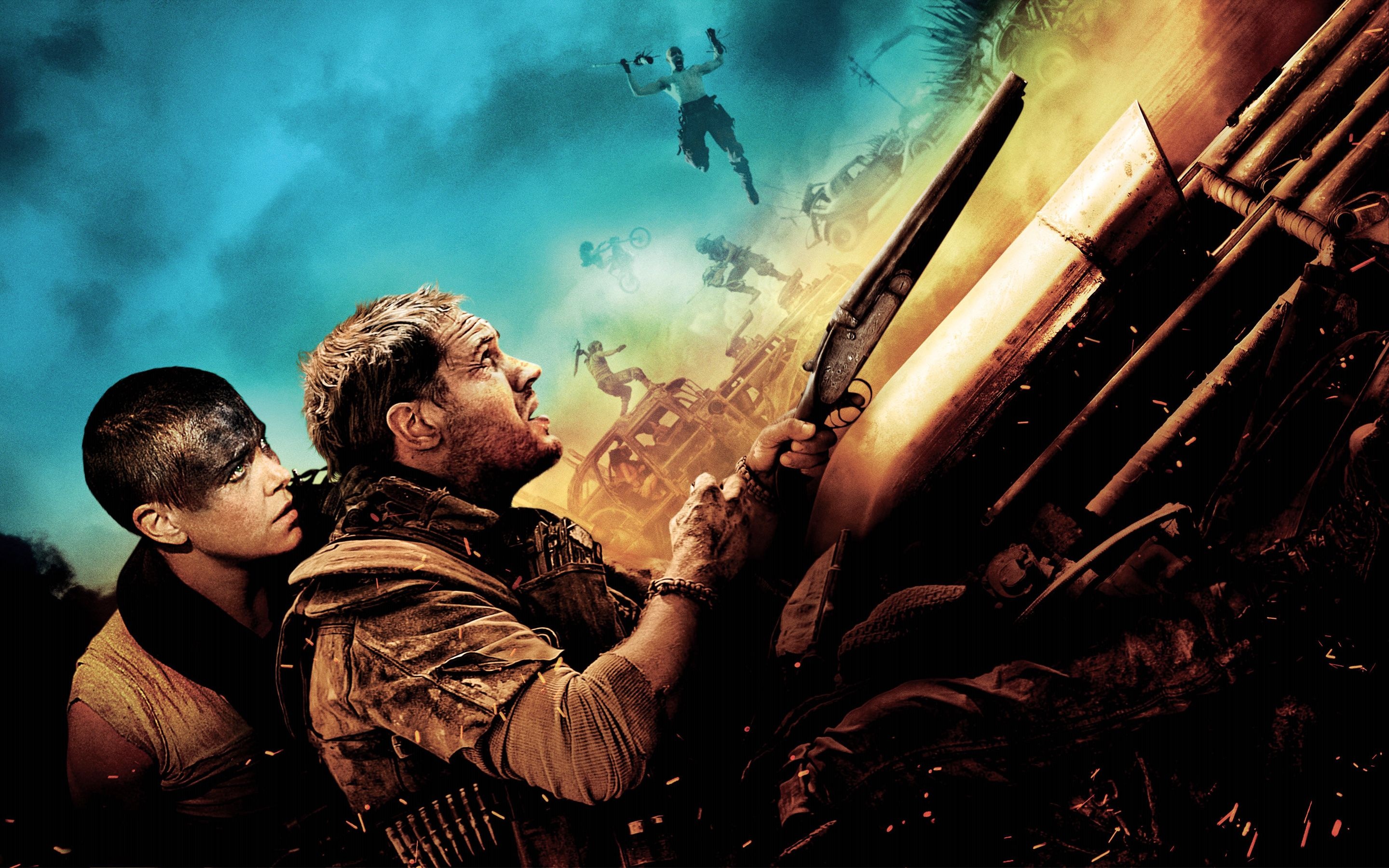 Mad Max: Tom Hardy, Australian post-apocalyptic action film series. 2880x1800 HD Background.