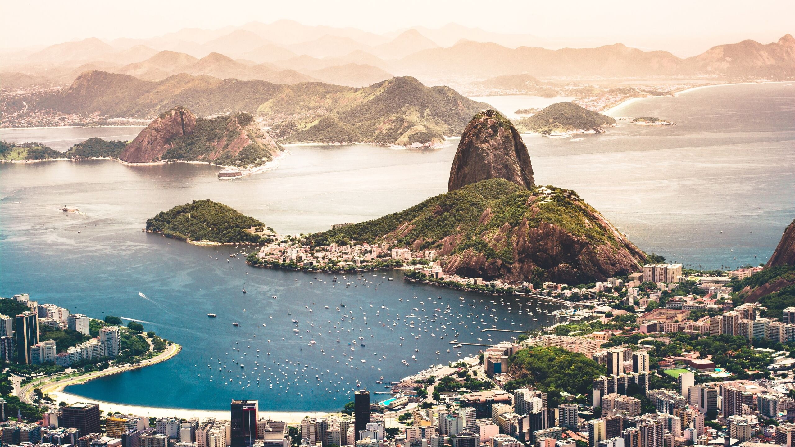 Rio De Janeiro, Brazil, 1440p resolution, High-definition wallpapers, 2560x1440 HD Desktop