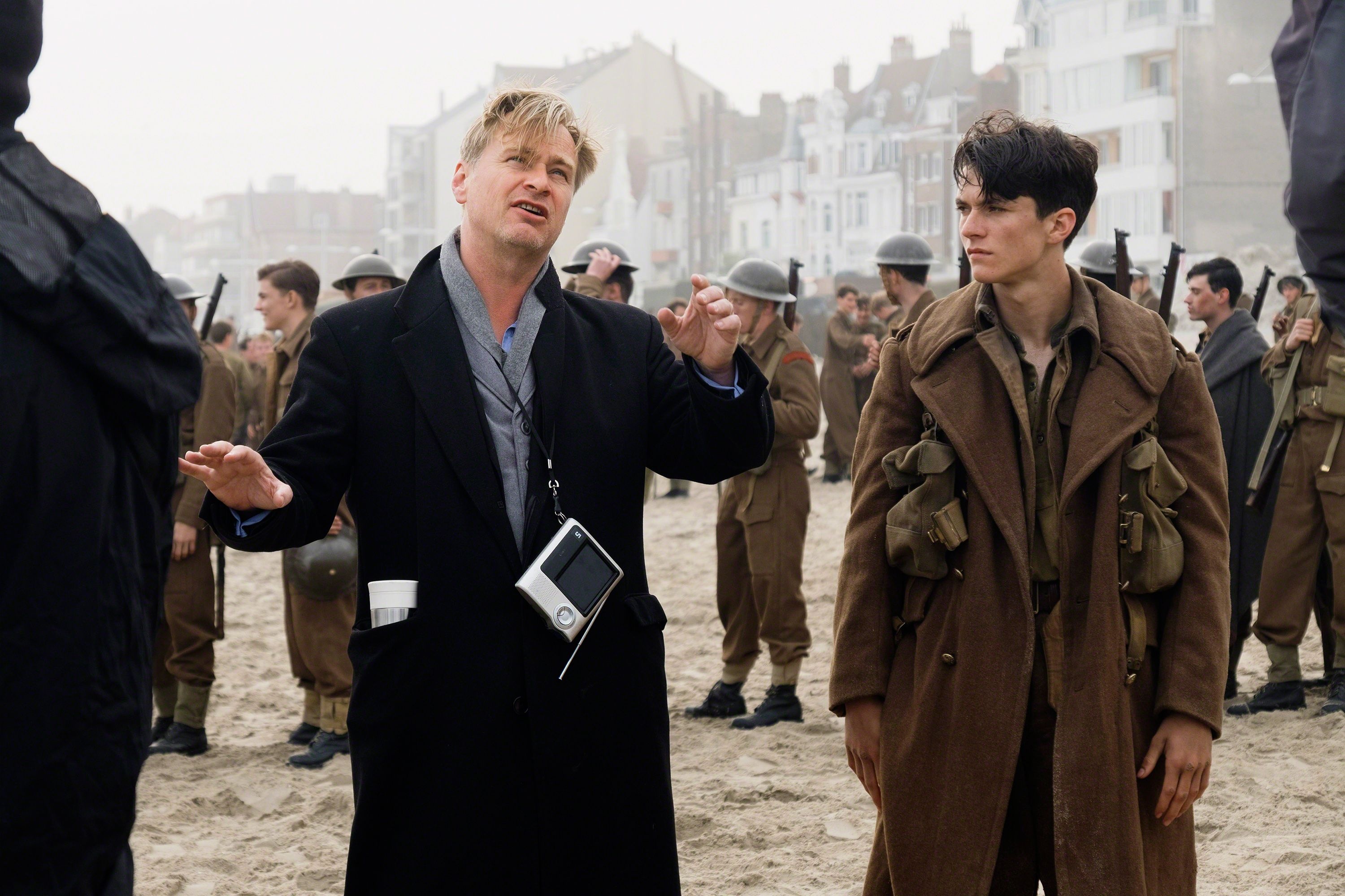 Christopher Nolan, Dunkirk making-of, Inception insights, Plot twist discussions, 3000x2000 HD Desktop
