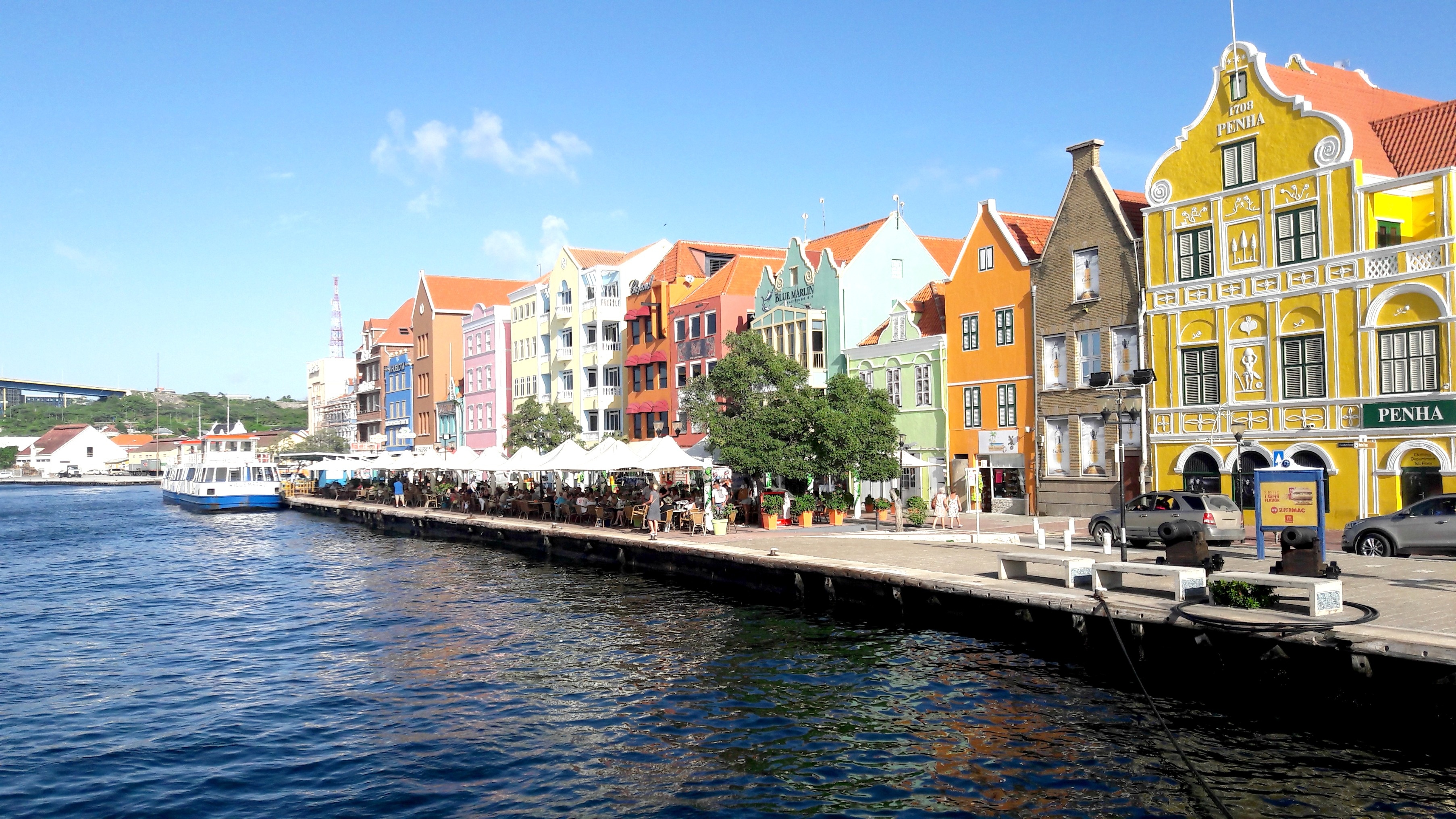 Willemstad, Travels, Vibrant colors, Closet full of dreams, 3620x2040 HD Desktop