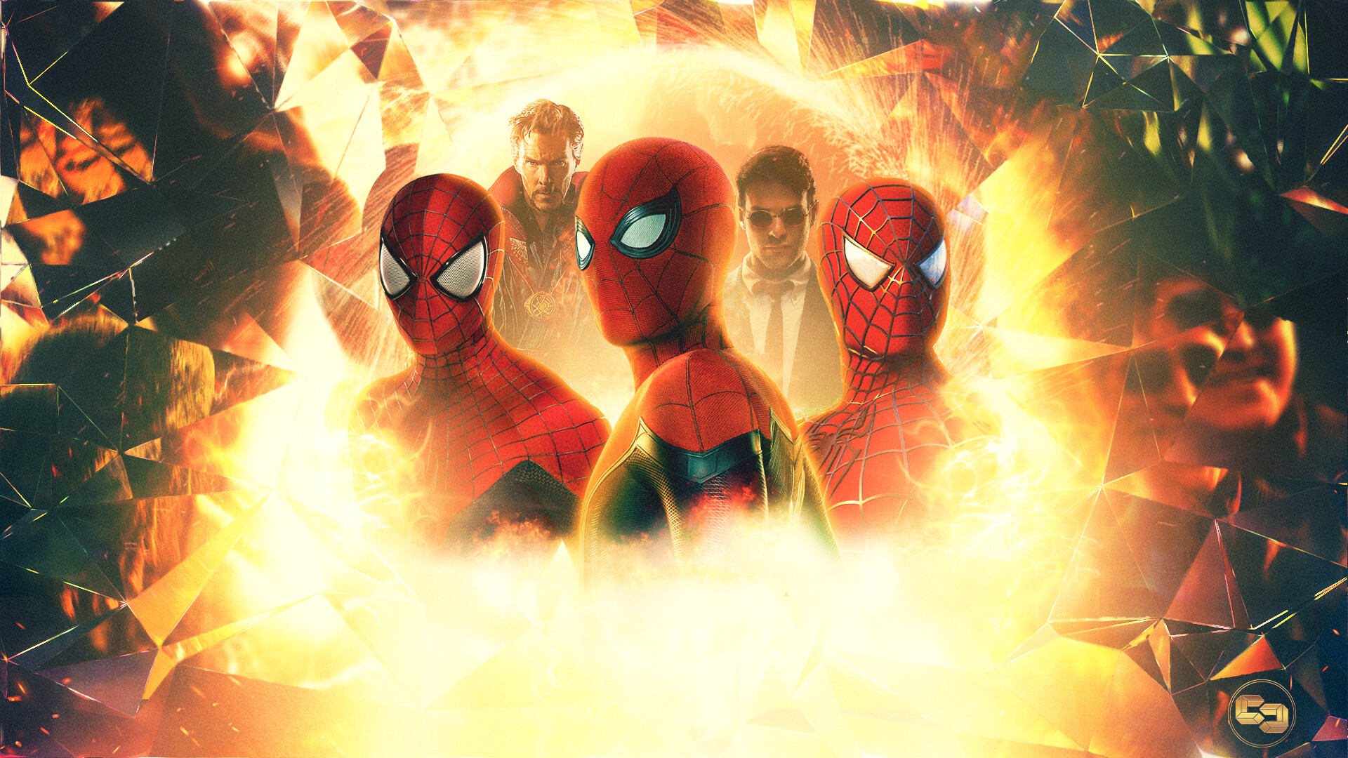 Spider-Man: No Way Home: The sixth-highest-grossing film of all time at the time. 1920x1080 Full HD Background.