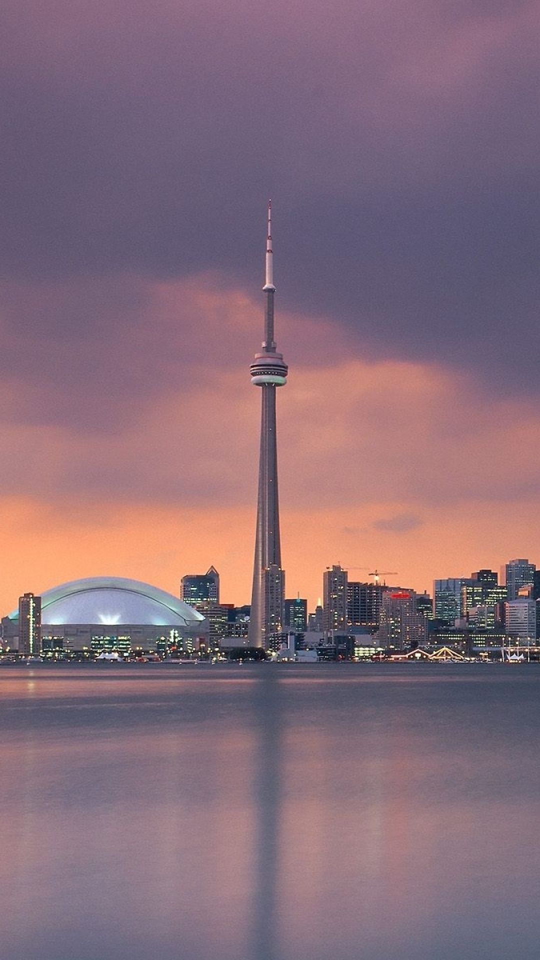 Toronto phone wallpapers with CN Tower, 1080x1920 Full HD Handy