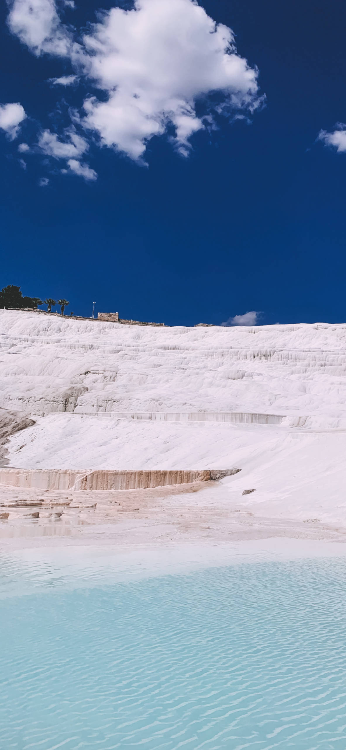 Pamukkale, Turkey, Travels, Wallpaper for iPhone, 1190x2560 HD Phone