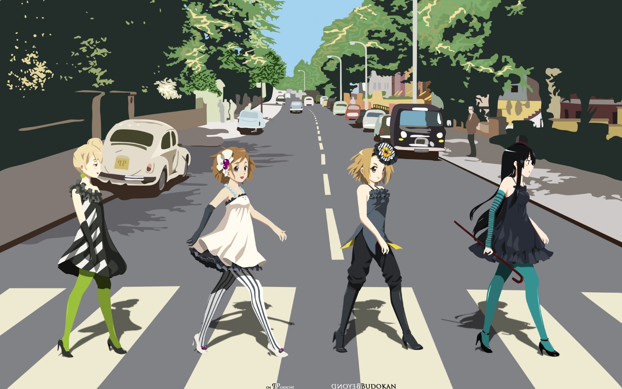 Abbey Road, Iconic masterpiece, Tribute wallpapers, Immortalized art, 2000x1250 HD Desktop