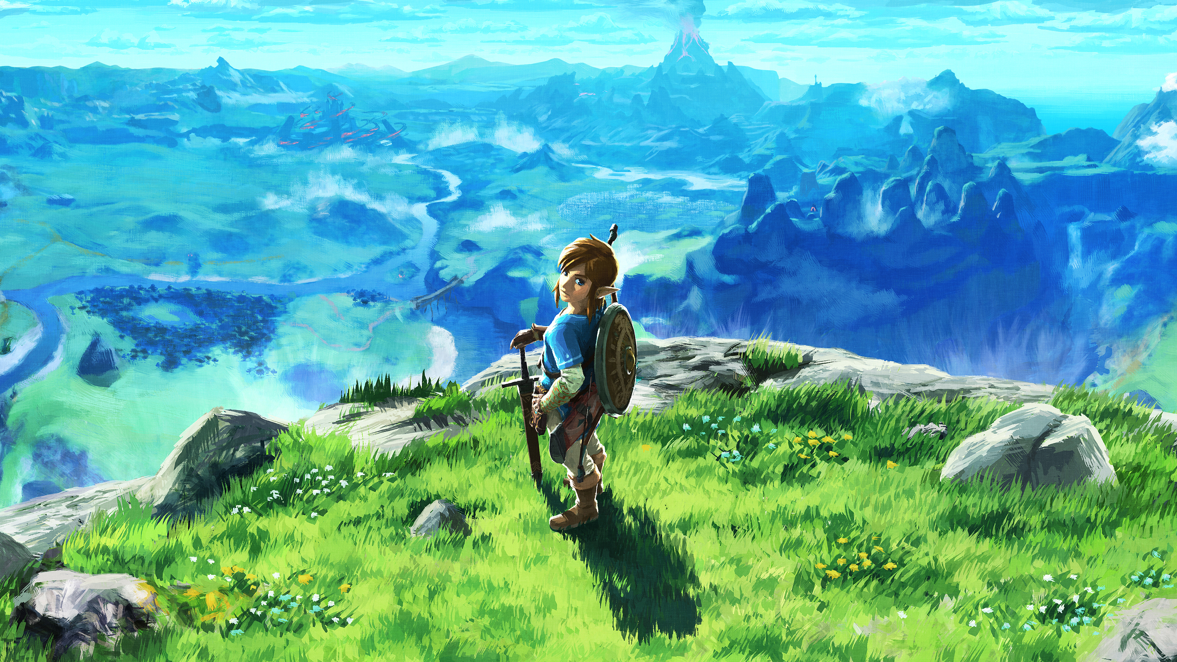 Breath of the Wild, Exquisite visuals, Immersive experience, Stunning landscapes, 3840x2160 4K Desktop