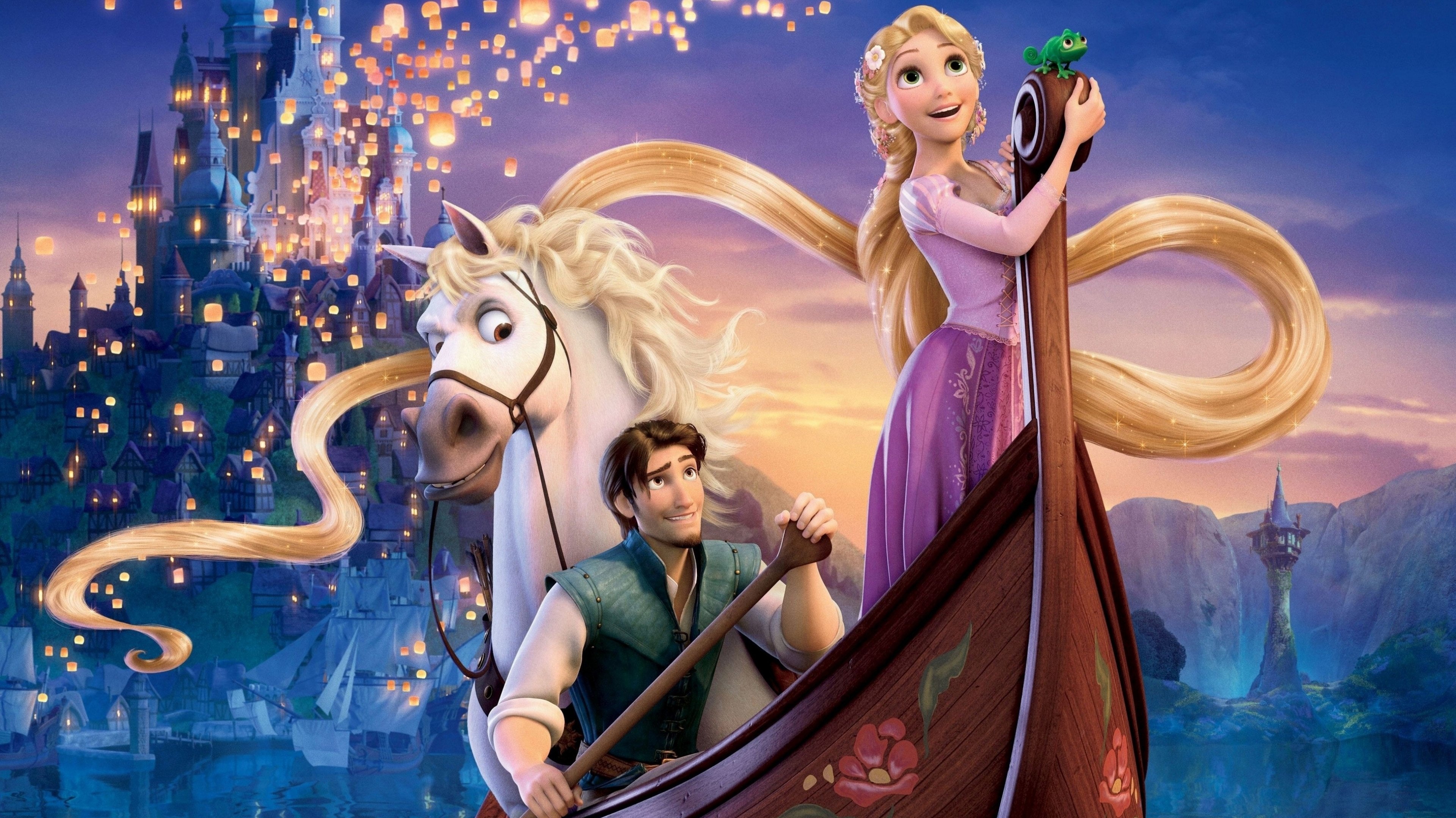 Rapunzel neu verfhnt, Rakuten TV, Disney enchantment, Family-friendly entertainment, 3840x2160 4K Desktop