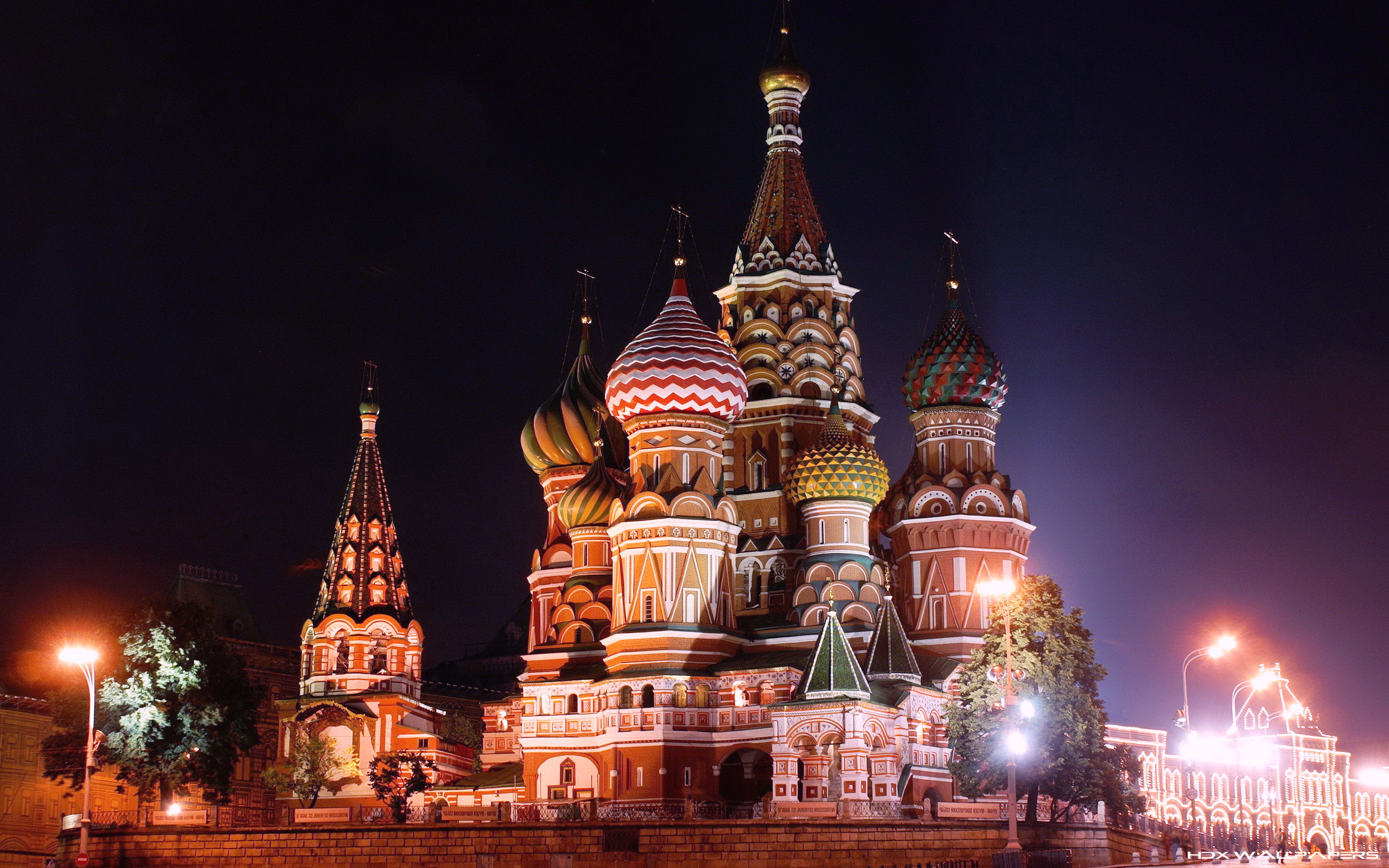 Saint Basil's Cathedral, Moscow background wallpaper, Picture-perfect view, Desktop wallpaper, 2560x1600 HD Desktop