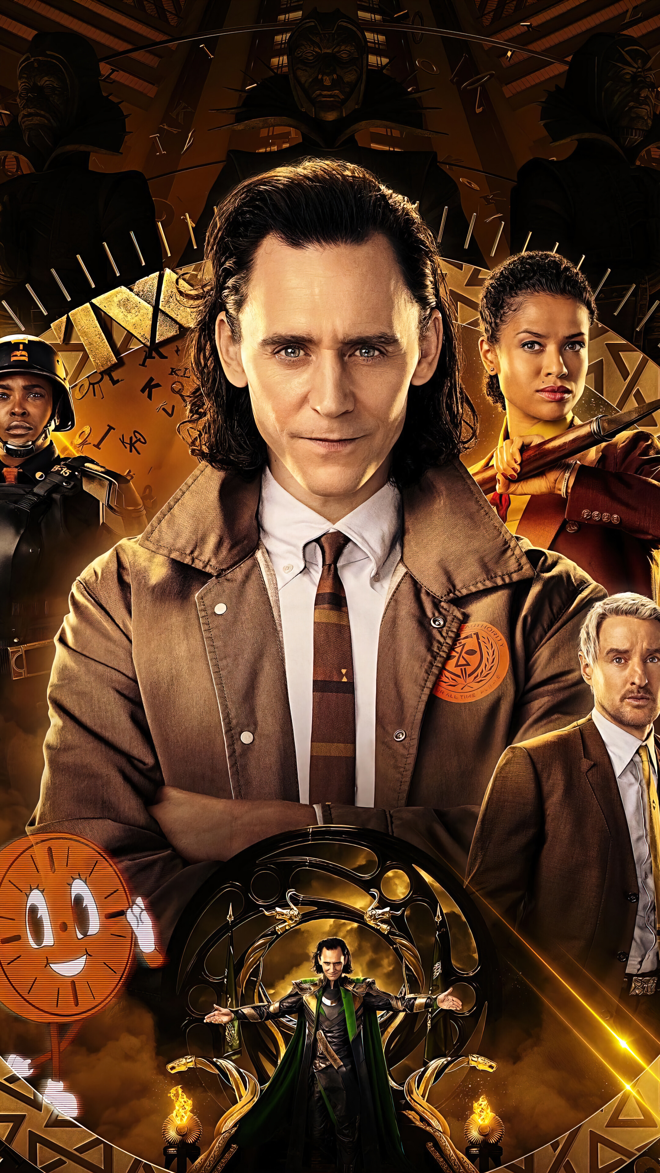 Tom Hiddleston, Mischievous Loki, Marvel series, Character transformation, 2160x3840 4K Phone