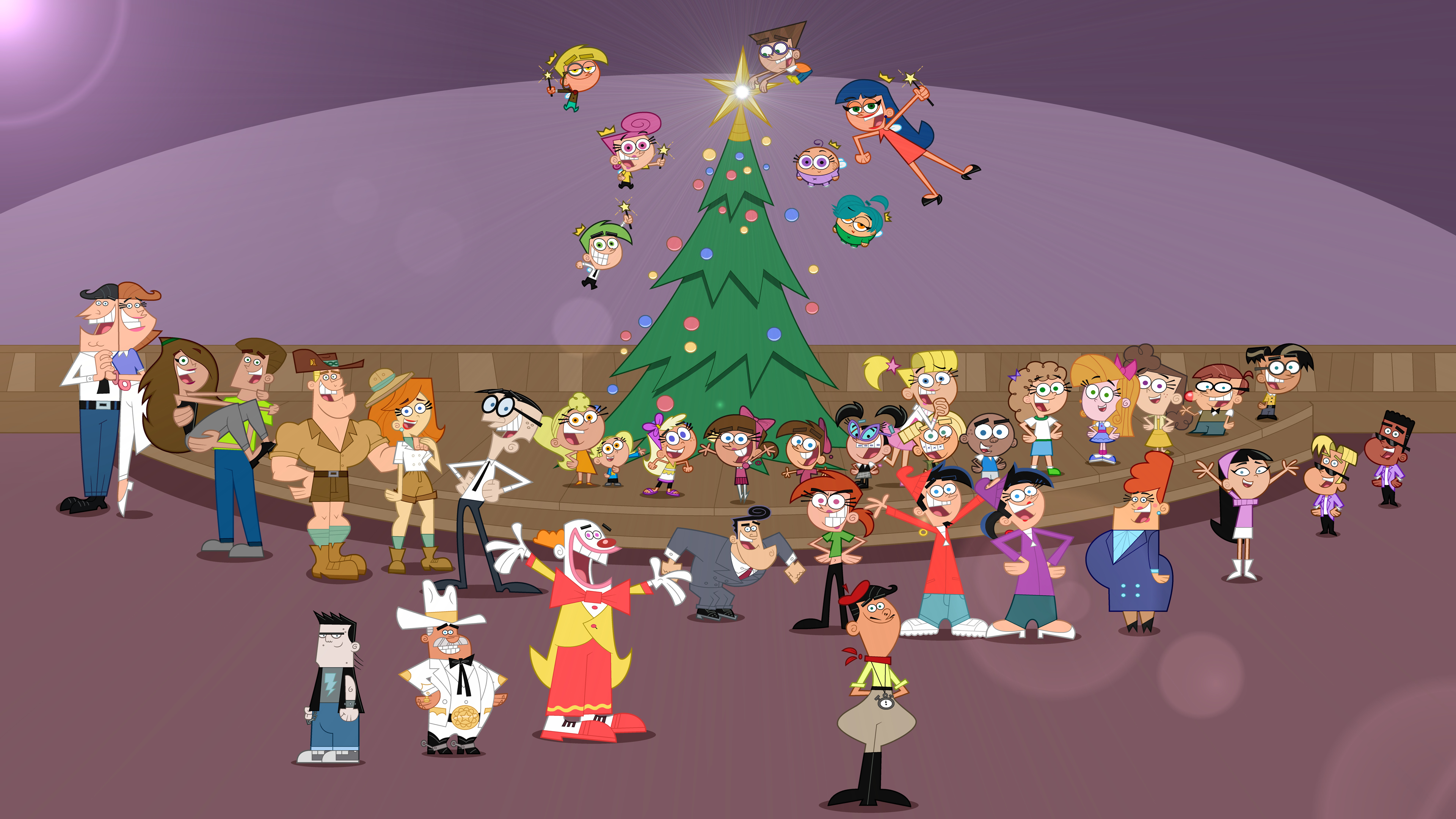Fairly OddParents, Christmas, Cartoon wallpaper, 3840x2160 4K Desktop