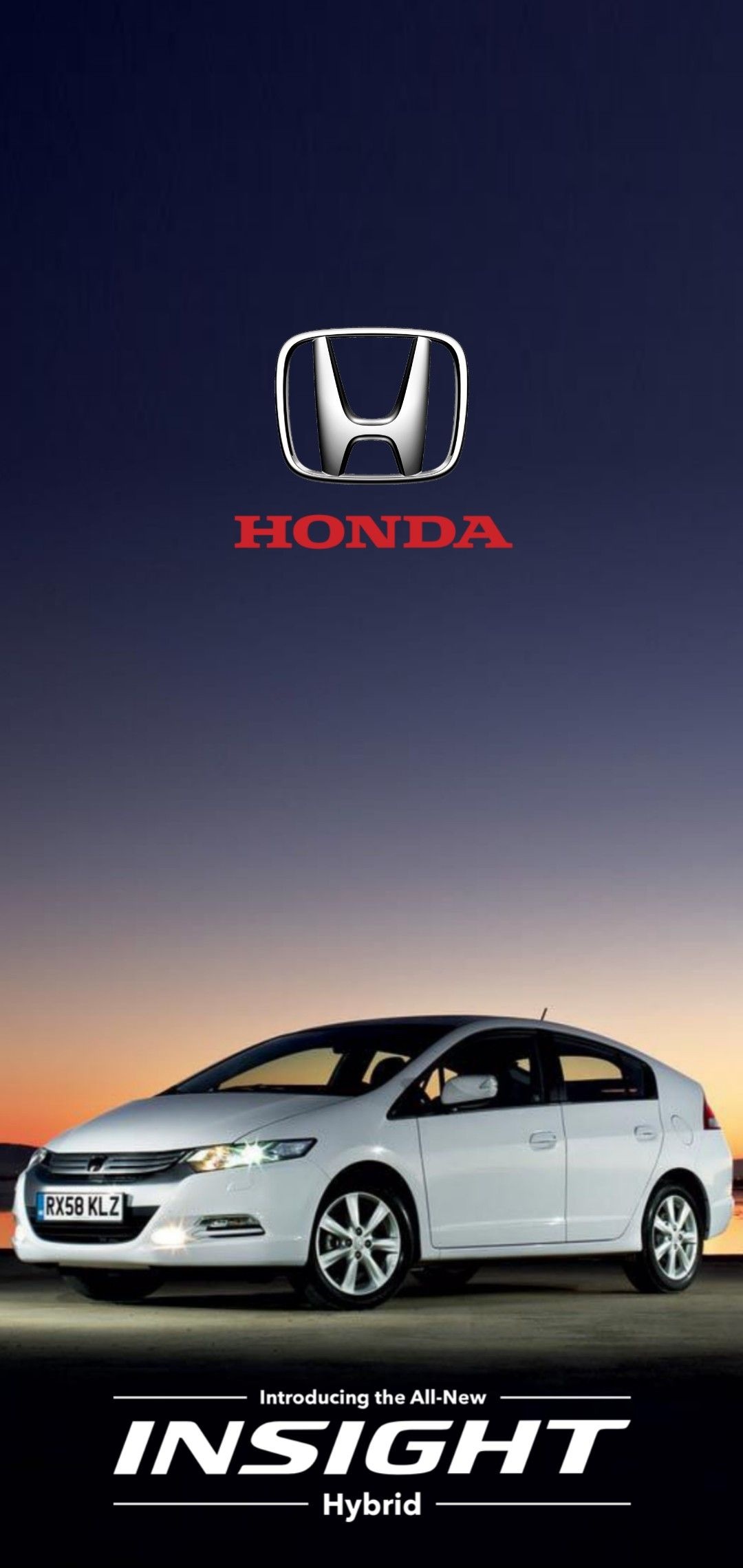 Honda Insight, 2011-2014 model, Wallpaper gem, Eye-catching design, 1080x2280 HD Phone