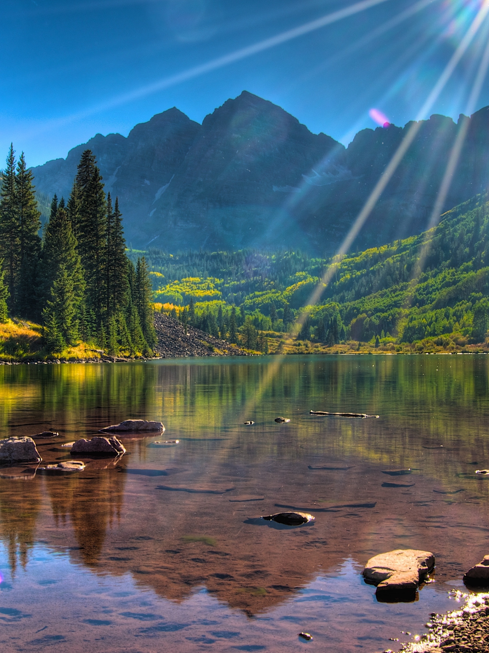 Earth Maroon Bells, Nature scenery, Beautiful landscapes, Captivating scenery, 2050x2740 HD Phone