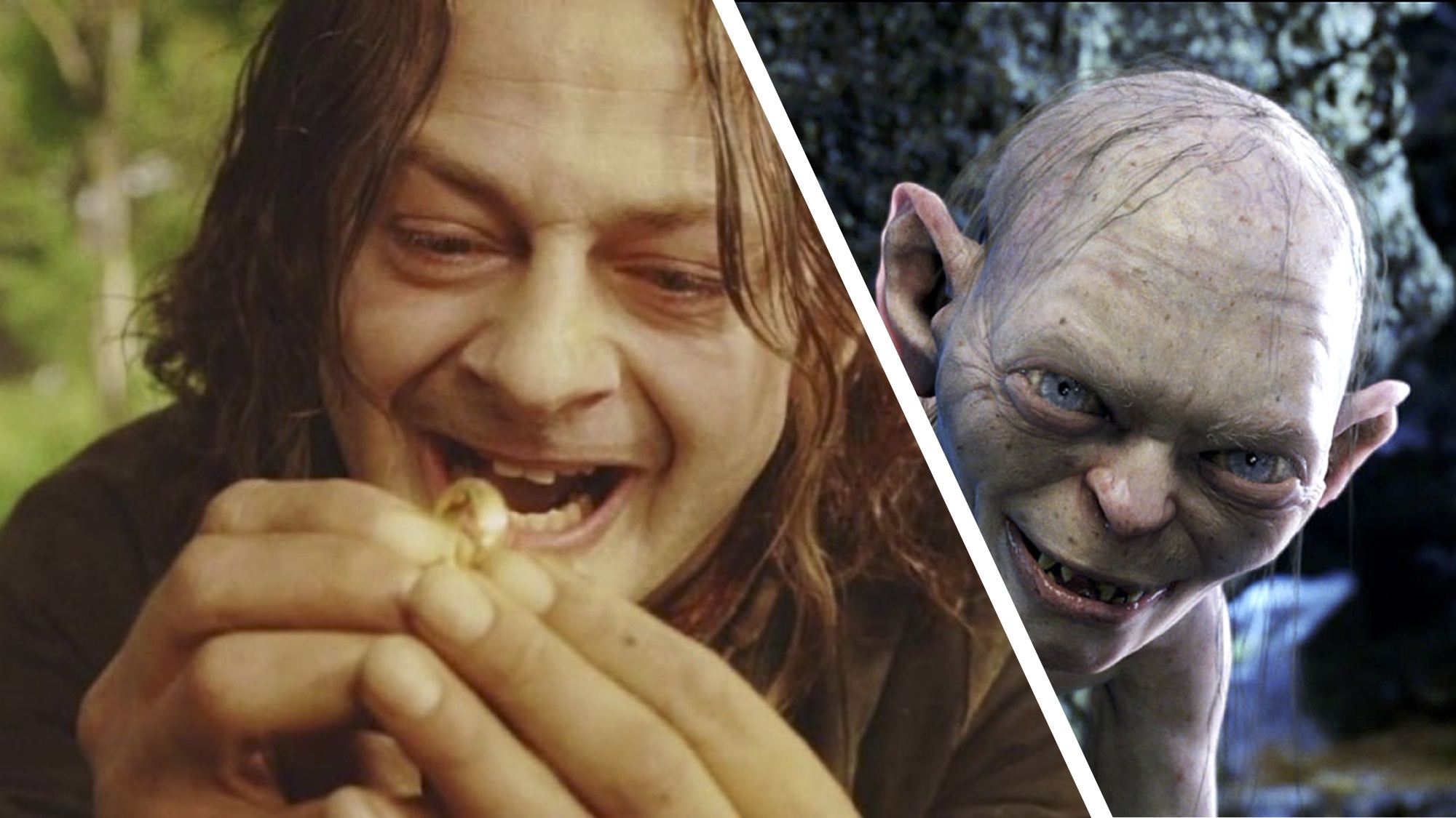Gollum, Lord of the Rings, Anti-aging skincare, Men's grooming, 2000x1130 HD Desktop