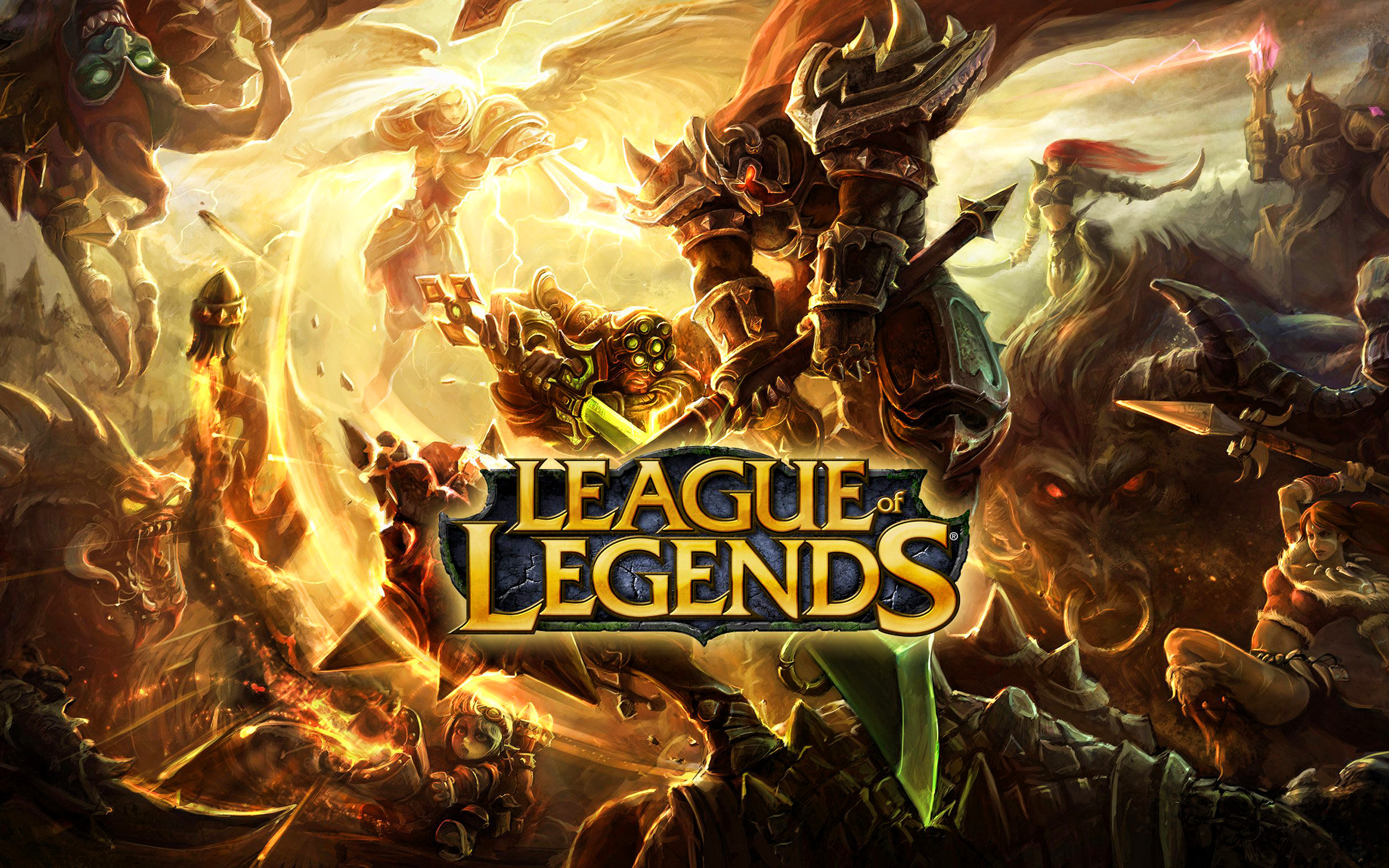 League of Legends, Gaming, Logo, Kunstwerk, 2880x1800 HD Desktop