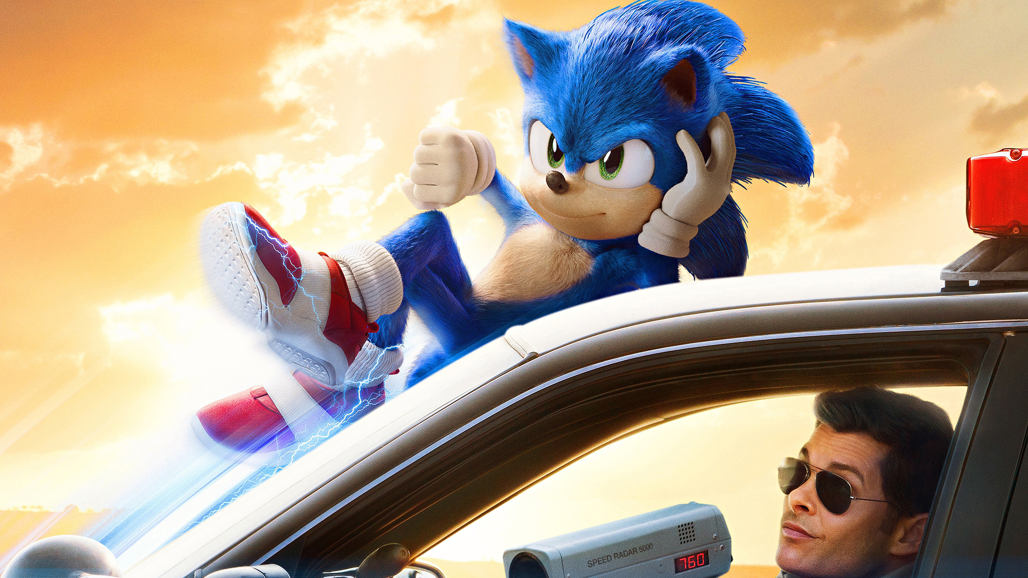 2020 Sonic the Hedgehog Movie, 4K HD quality, Epic adventure, Unbelievable action, 3370x1900 HD Desktop