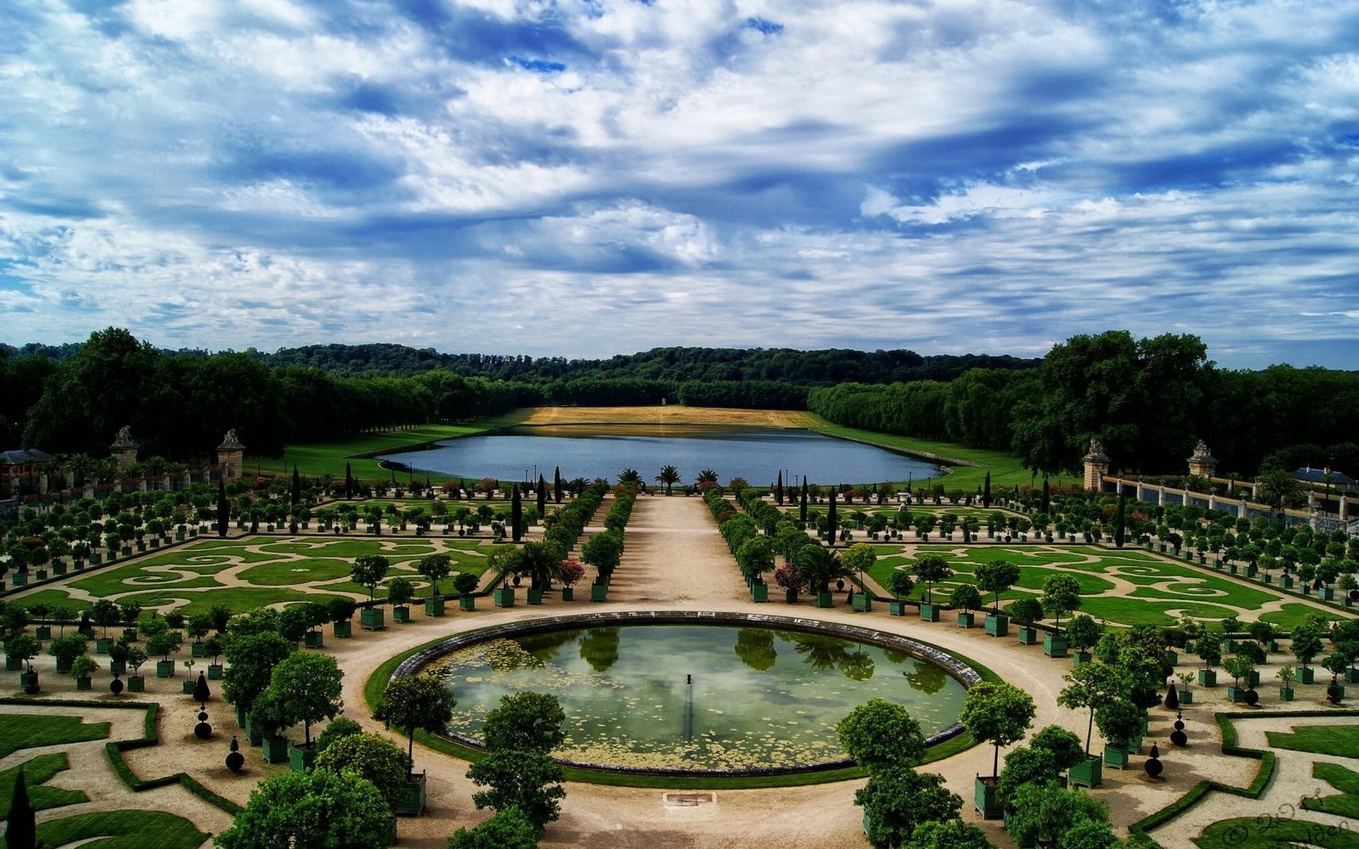 Gardens of Versailles, HD wallpapers, Hintergrnde, Landscapes, 1920x1200 HD Desktop