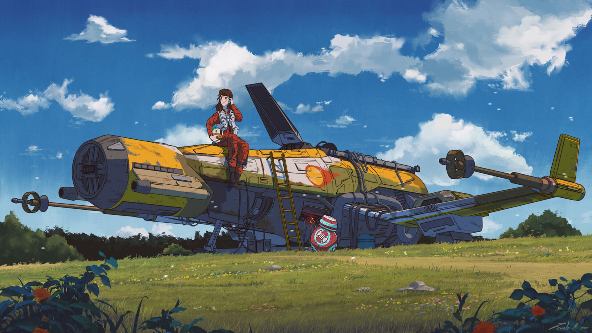 Studio Ghibli: The idea of Hayao Miyazaki, A Japanese animator, director, producer, screenwriter, author, and manga artist. 1920x1080 Full HD Wallpaper.