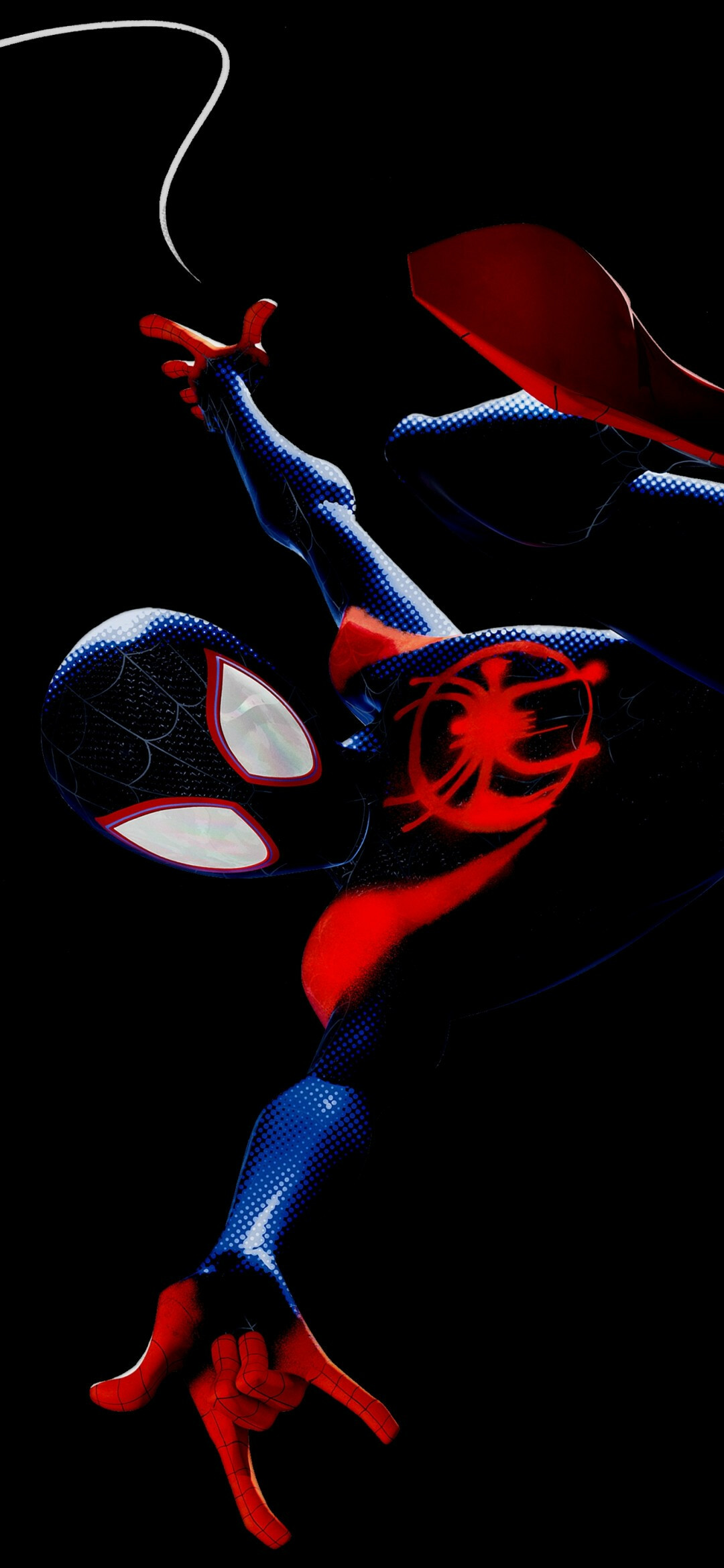 Spider-Man: Into the Spider-Verse: Miles Morales, Animation feature film, Superhero. 1080x2340 HD Wallpaper.