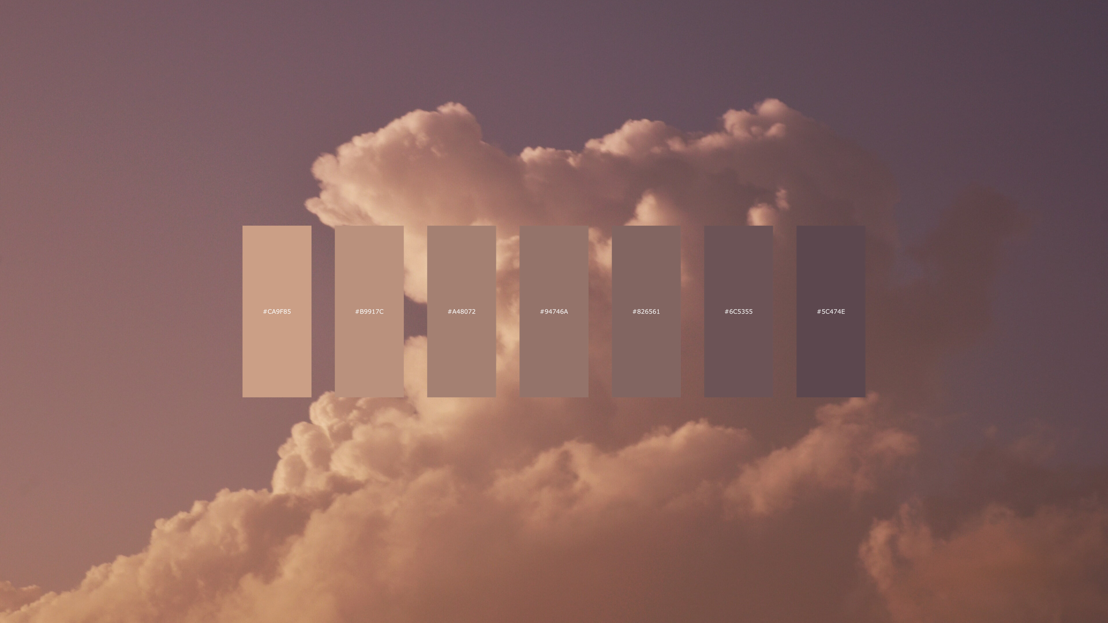 Aesthetic cloud color palette, Dreamy shades, RWallpaper, 3840x2160 4K Desktop