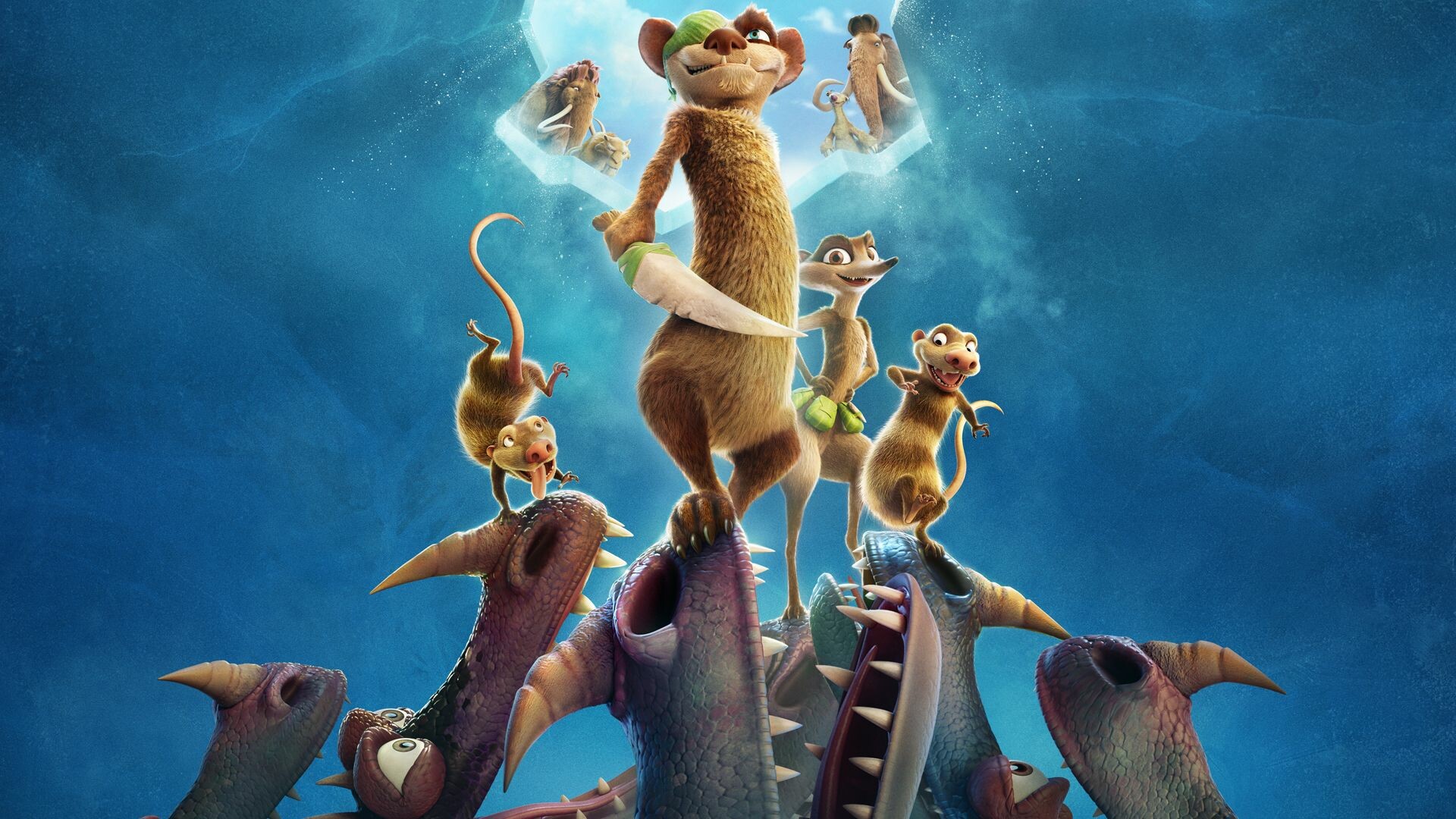 Ice Age: Adventures of Buck Wild: An American media franchise centering on a group of mammals surviving the Paleolithic ice age. 1920x1080 Full HD Wallpaper.