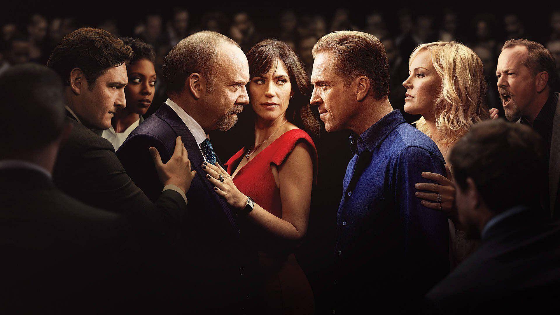 Billions: The lives of New York City’s wealthiest and most corrupt influencers in the overlapping worlds of business and politics. 1920x1080 Full HD Background.