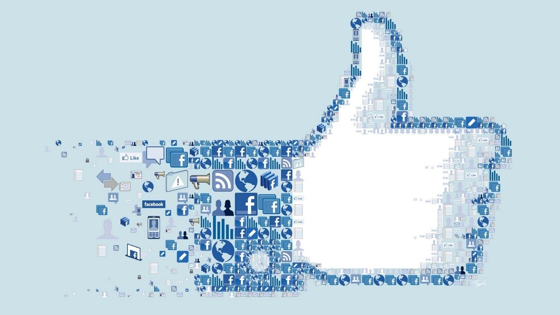 Facebook: An online social media and social networking service, Andrew McCollum. 1920x1080 Full HD Wallpaper.