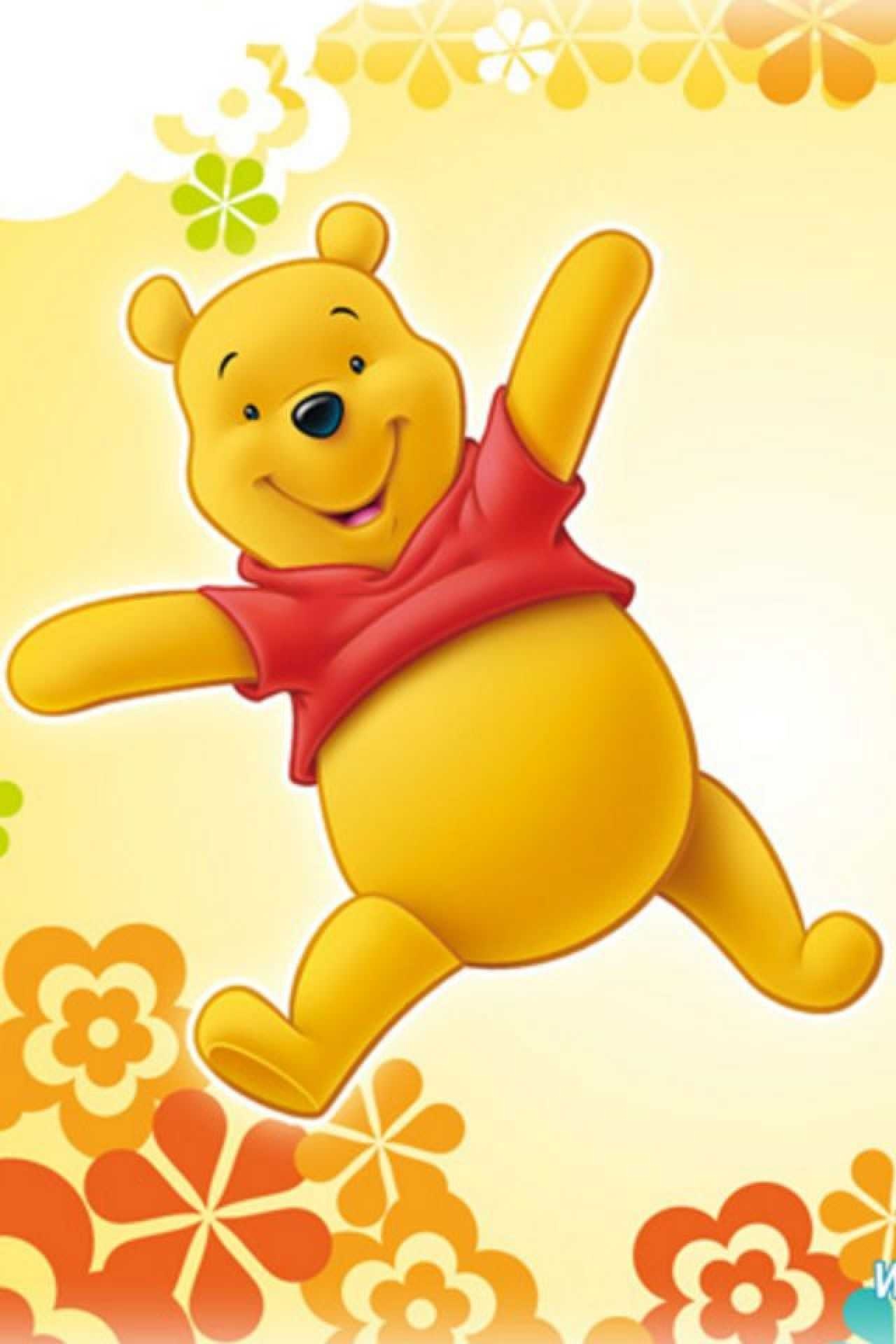 Winnie the Pooh Animation, Wallpaper, Desktop, Backgrounds, 1280x1920 HD Phone
