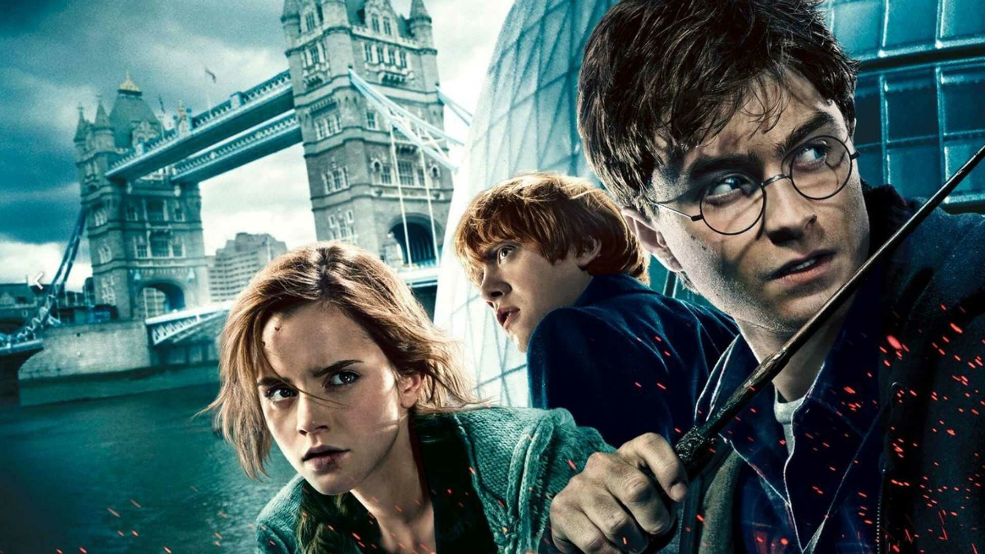 Harry Potter: A series of seven fantasy novels written by British author J. K. Rowling. 1920x1080 Full HD Wallpaper.