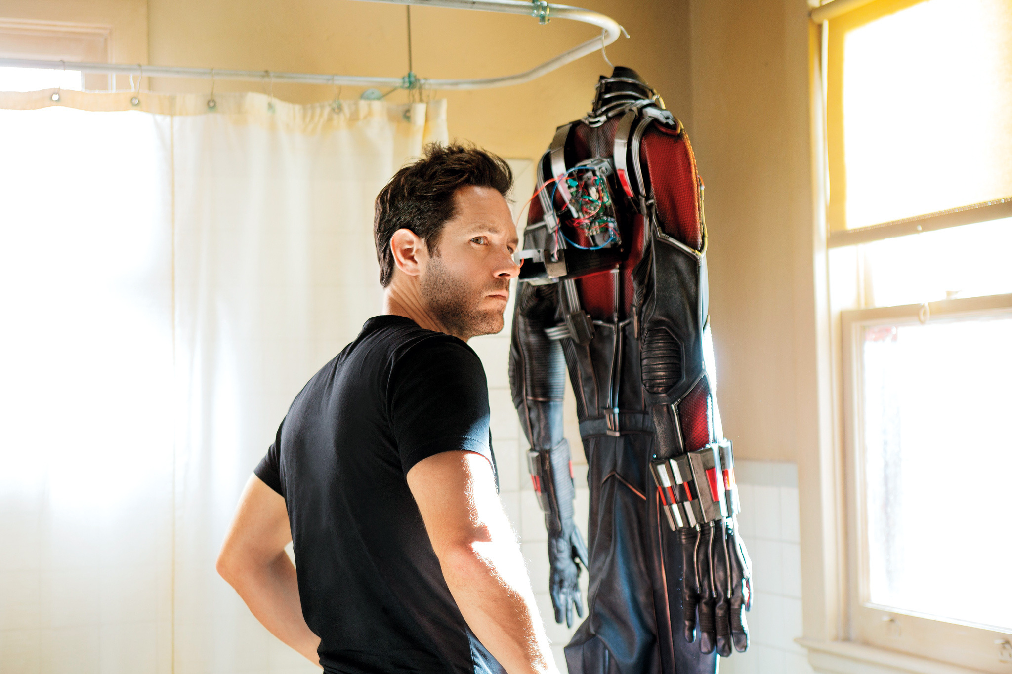 Paul Rudd: Has played Ant-Man in the Marvel Cinematic Universe, beginning with Ant-Man (2015). 2050x1370 HD Background.