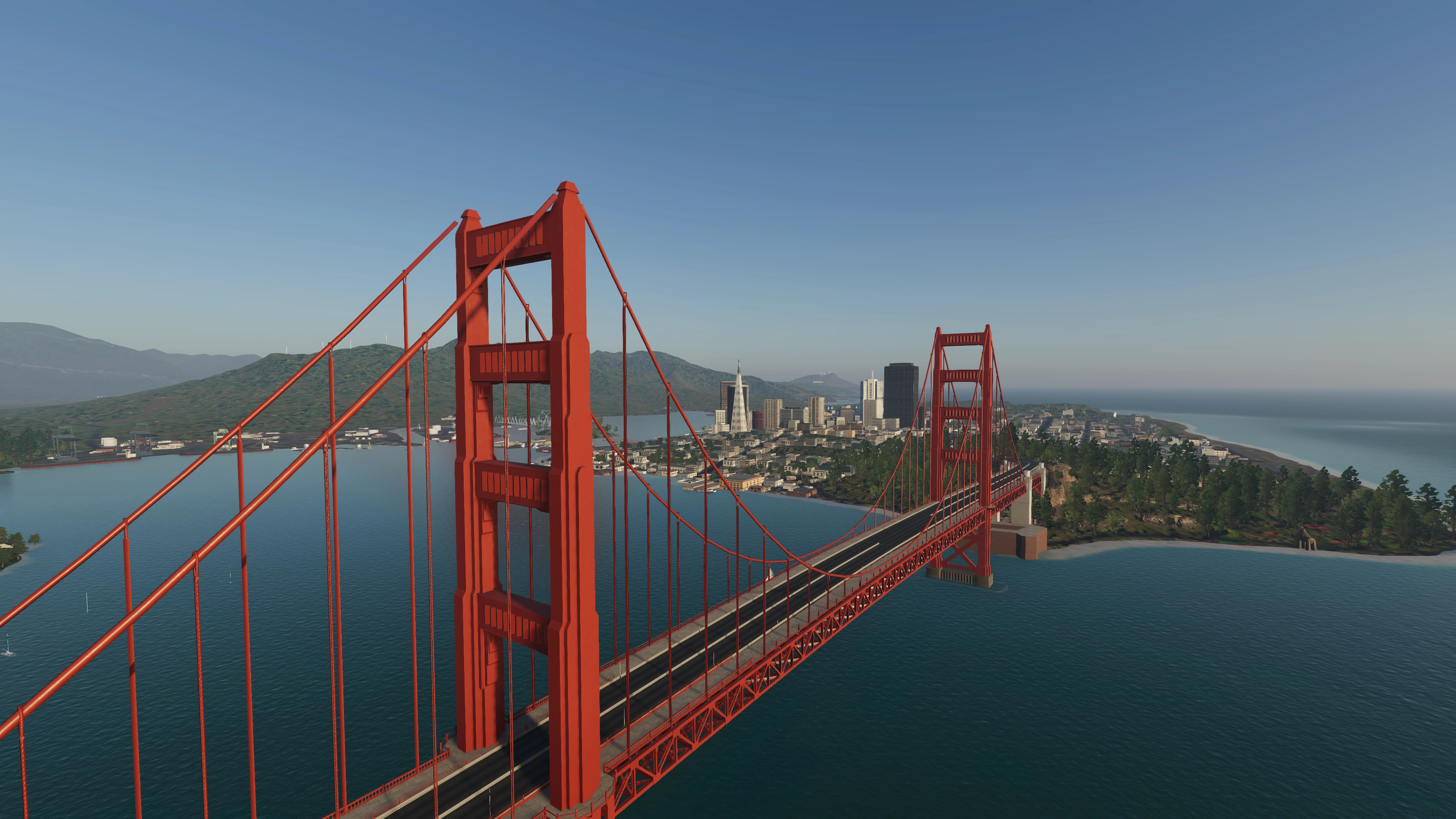 Golden Gate Bridge, The Crew game, Famous bridge, Gaming reference, 3840x2160 4K Desktop