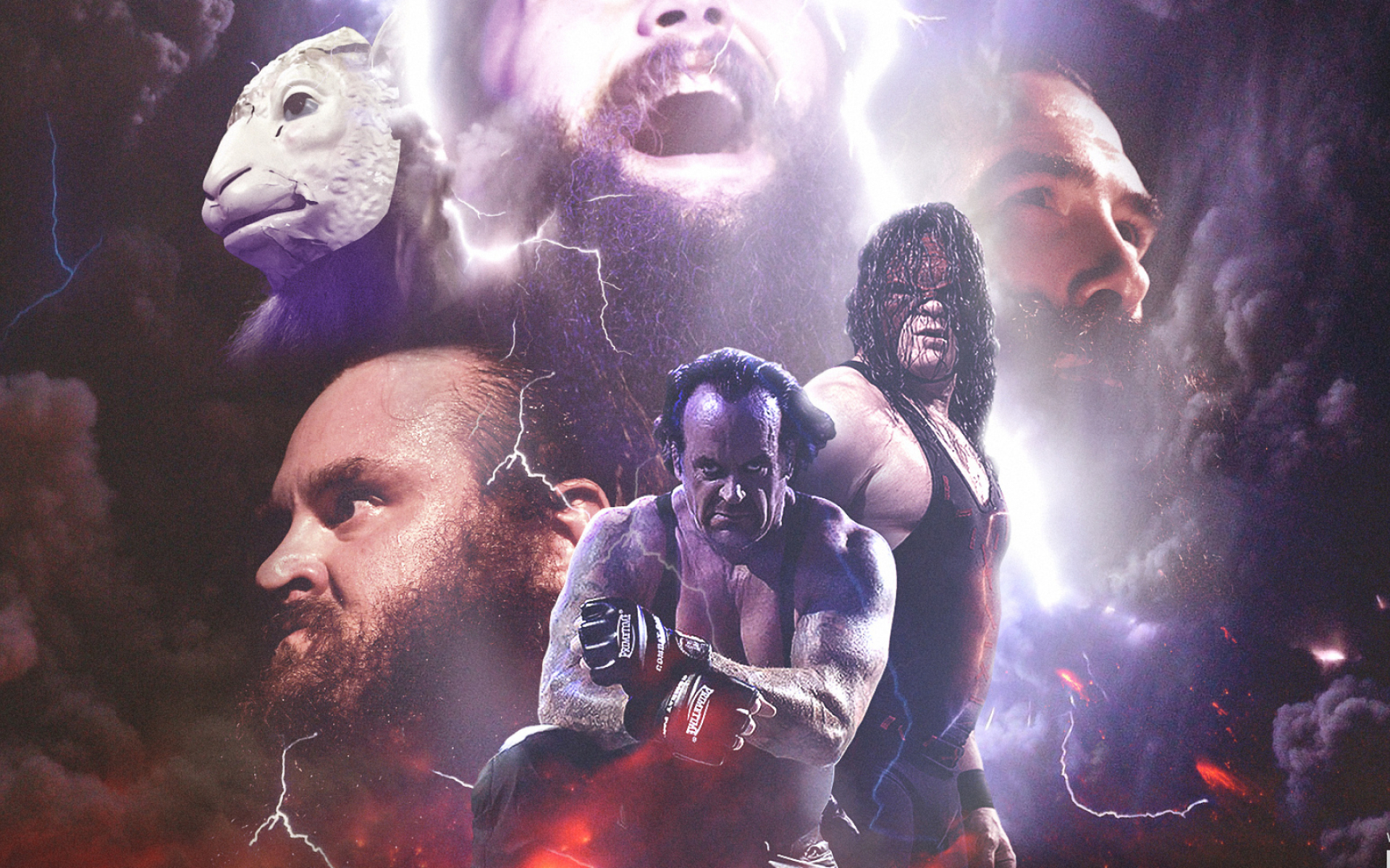 Kane (WWE), Brothers of destruction, Iconic duo, Intense rivalry, 1920x1200 HD Desktop