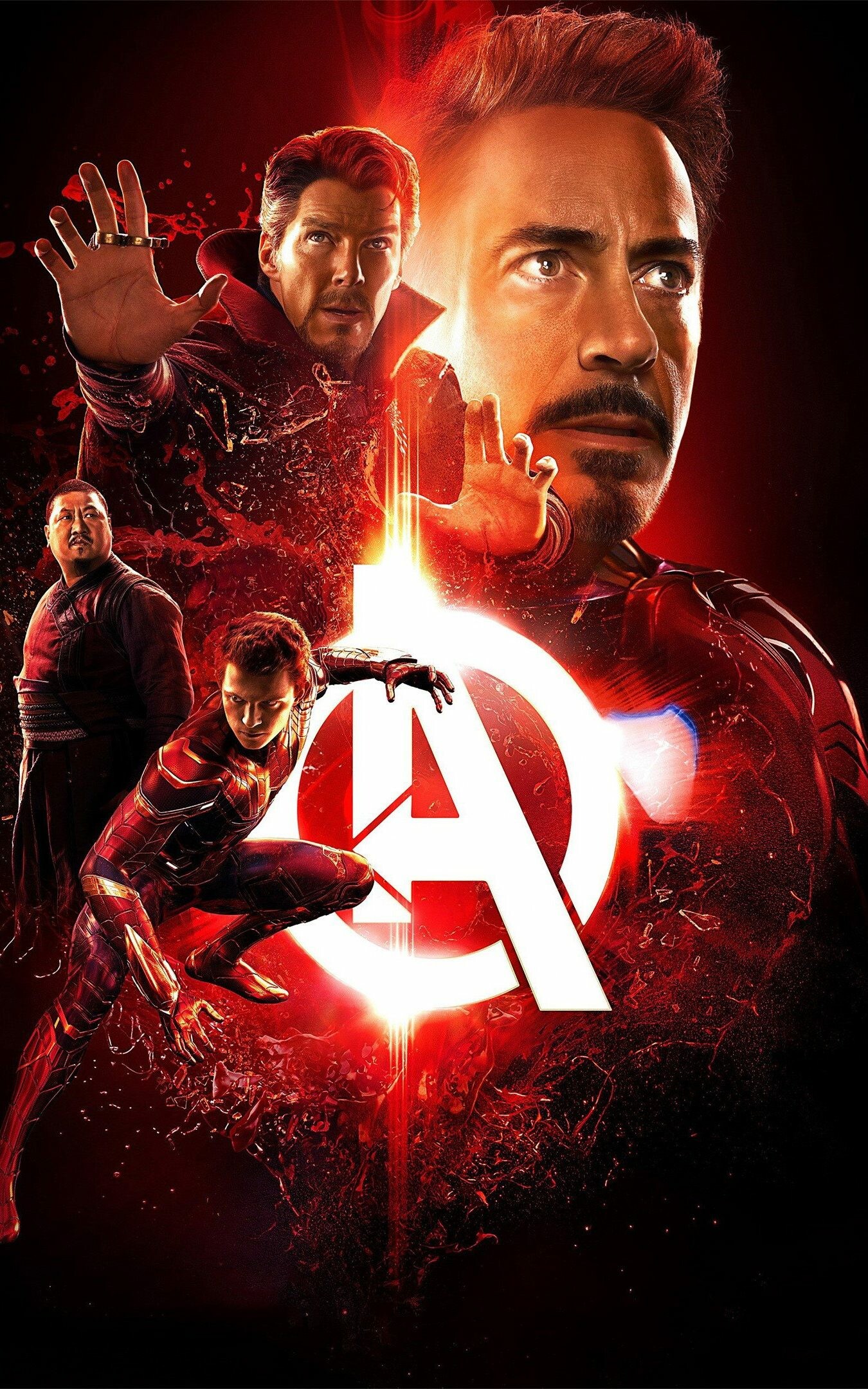Avengers: Ironman, Infinity War, Poster, Movie. 1350x2160 HD Background.