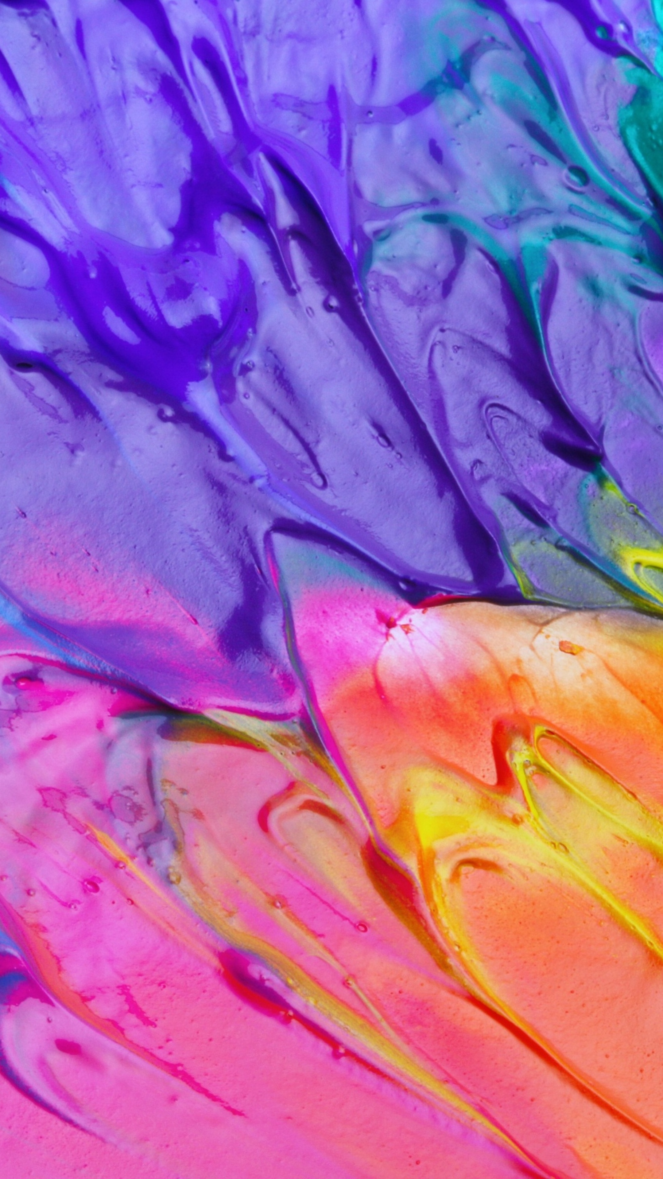 Colorful paint splash, Abstract, Sony Xperia, Premium HD, 2160x3840 4K Phone