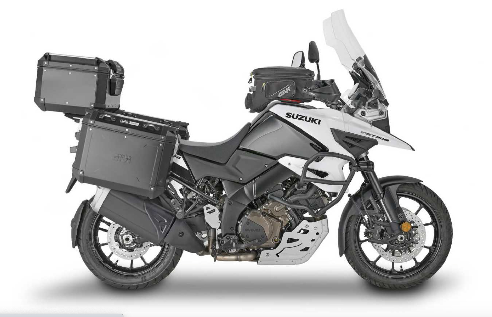 Suzuki V-Strom 1050, Adventure bike, Givi accessories, Motorcycling, 1930x1250 HD Desktop