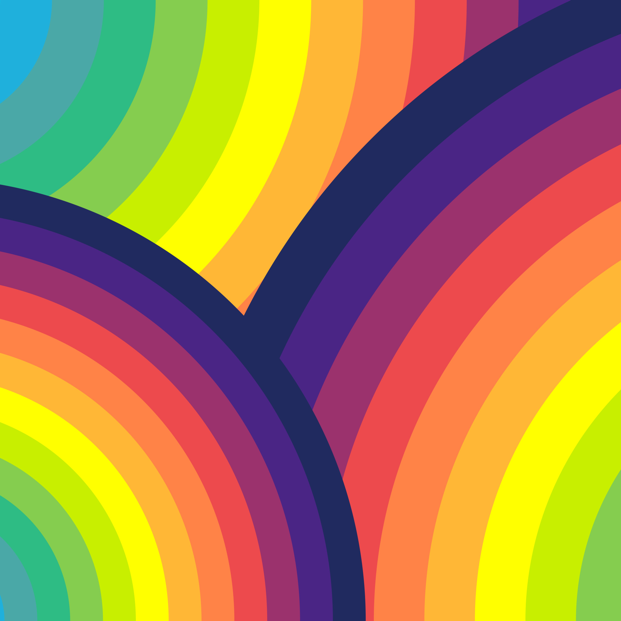 Rainbow colors, 4K colorful background, Multi-color pattern, Abstract 5679, 2050x2050 HD Phone