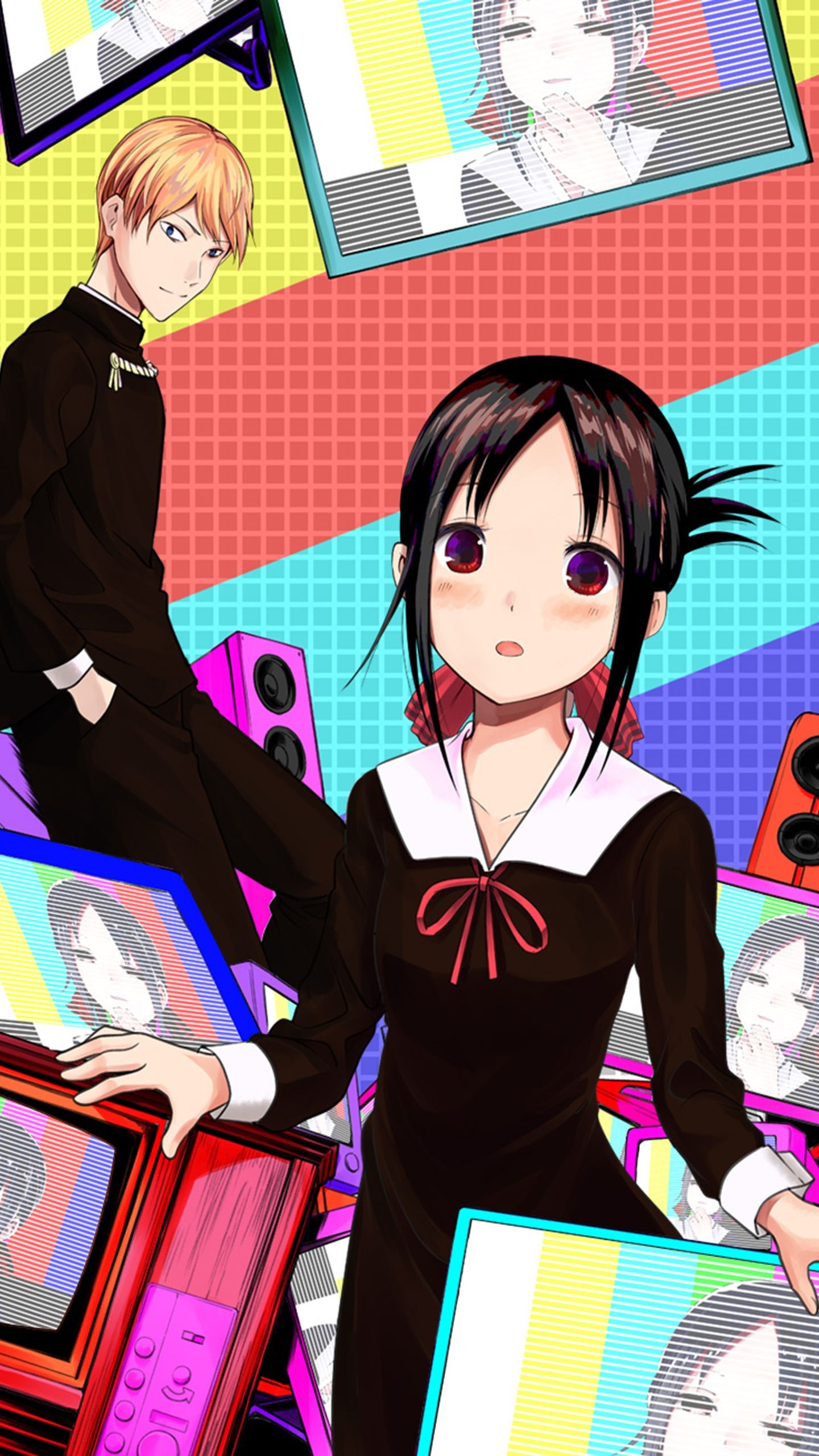 Kaguya-sama, Love is War, Anime wallpaper, Top backgrounds, 1440x2560 HD Phone