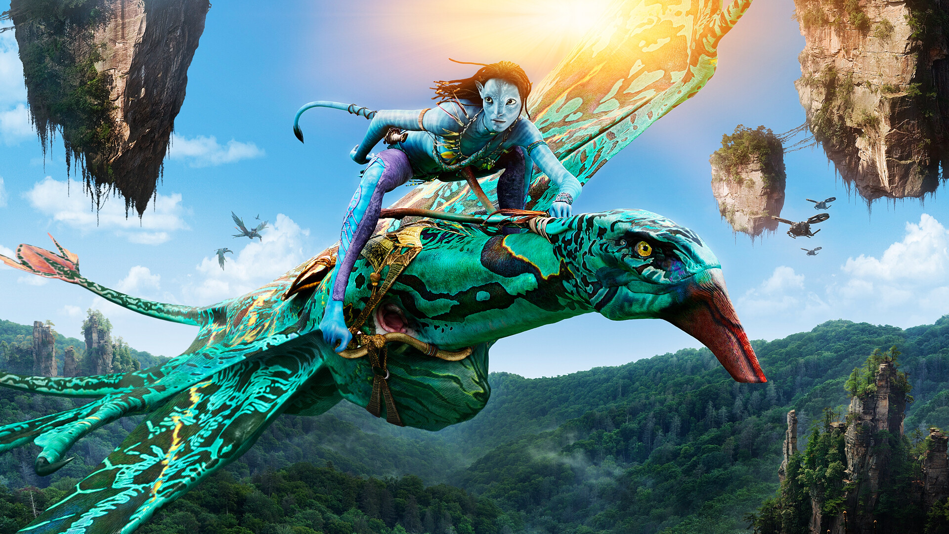 Avatar: James Cameron's Academy Award-winning 2009 epic adventure film. 1920x1080 Full HD Background.