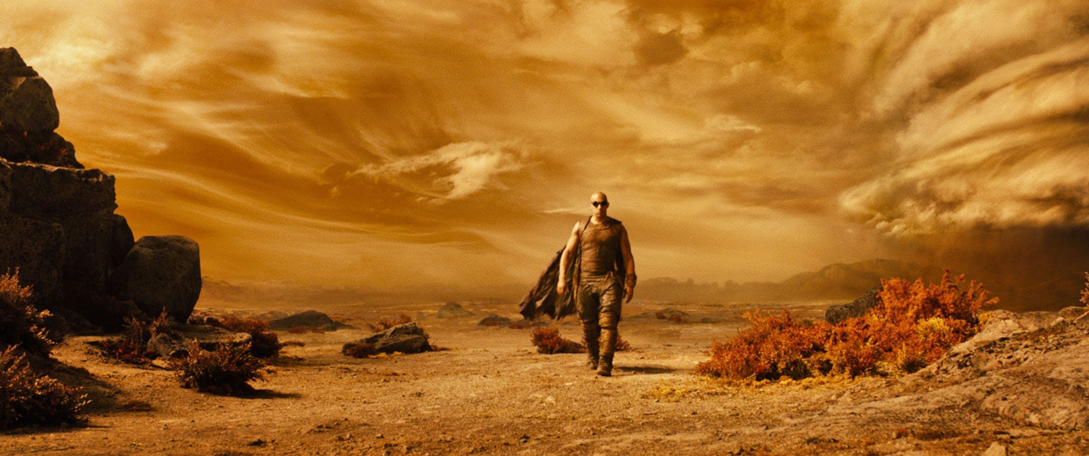 Riddick, trailer poster, movie images, 3600x1510 Dual Screen Desktop