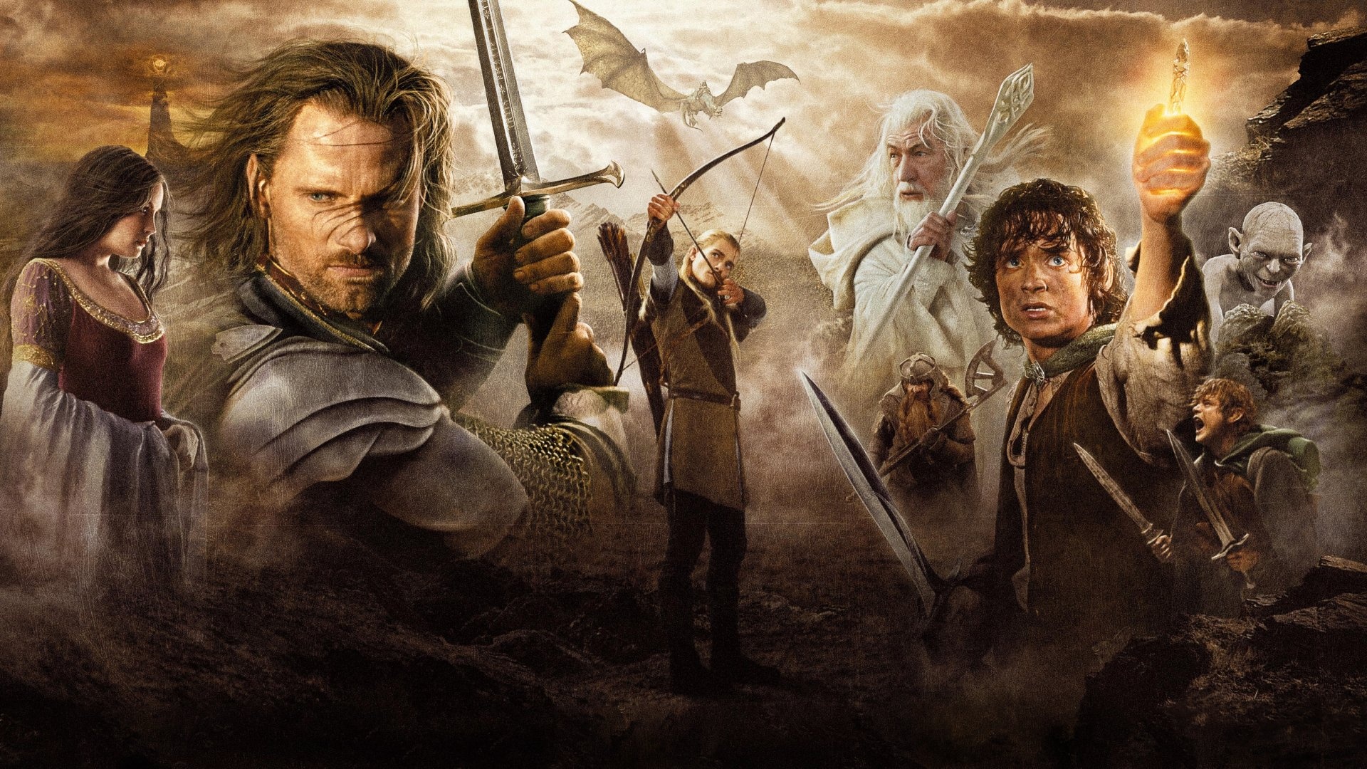 Lord of the Rings, Return of the King, Background images, 1920x1080 Full HD Desktop