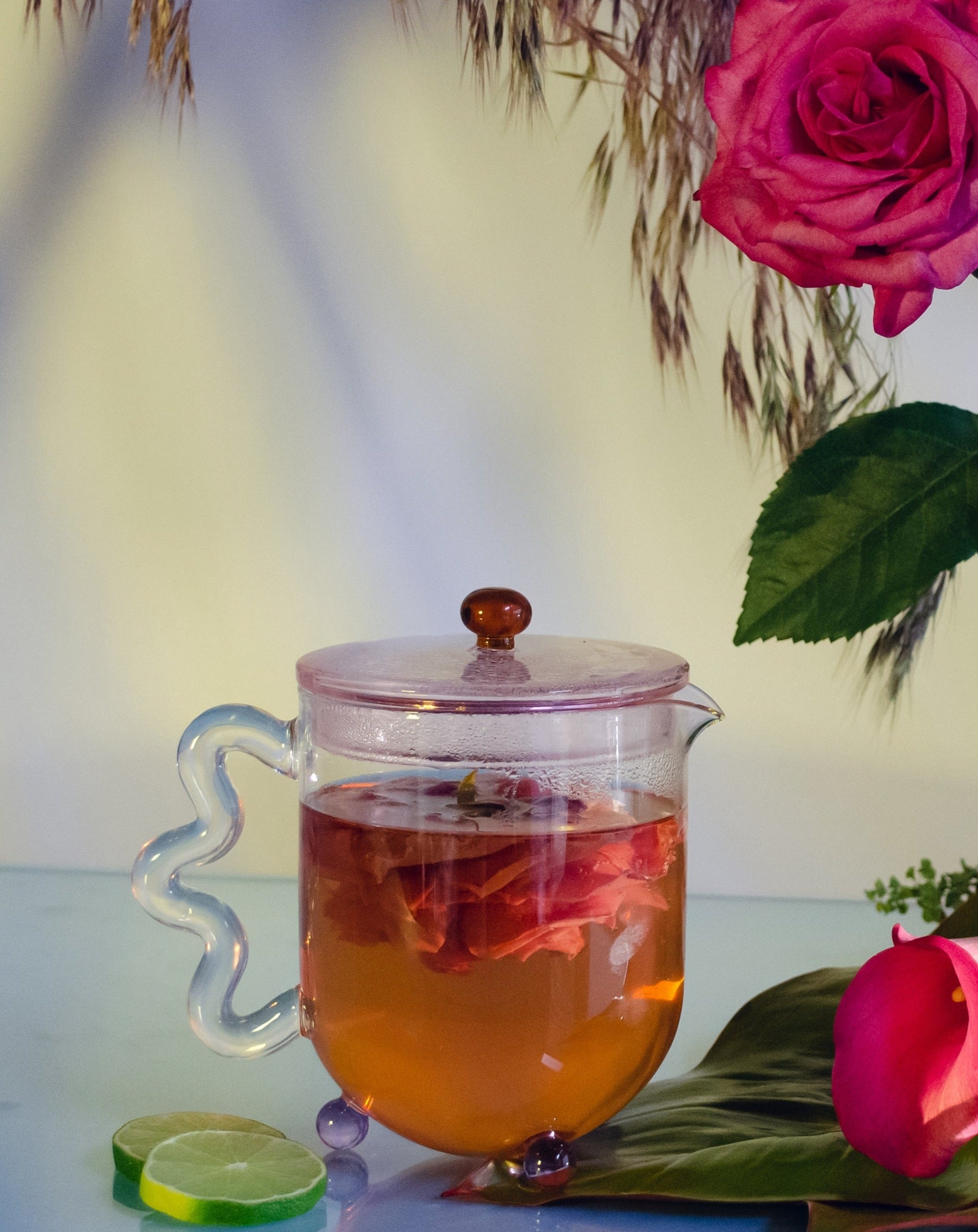Bloom glass teapot, Food, 1930x2430 HD Phone