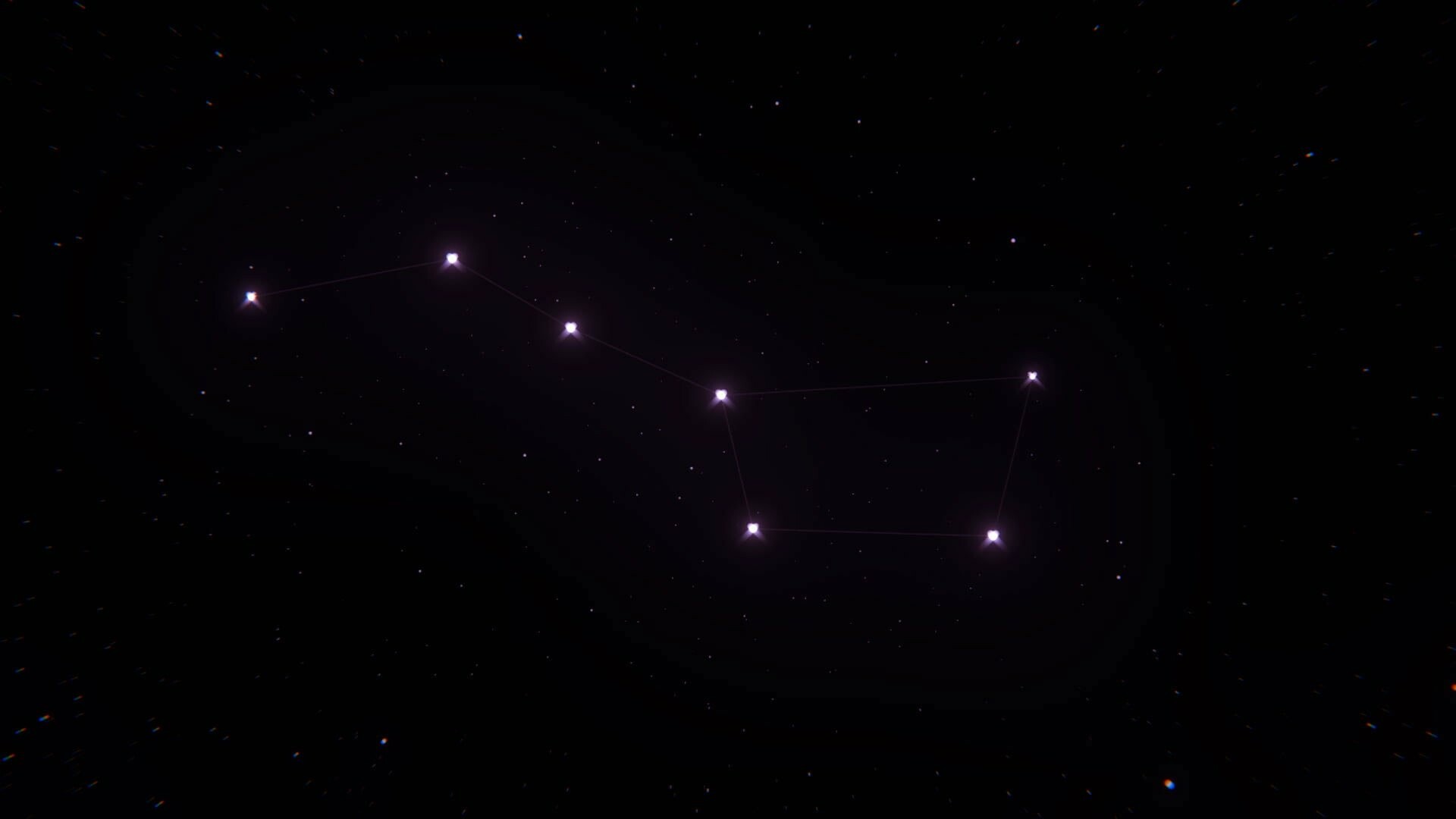Sternbilderkonstellation, Nachthimmel, Kosmische Muster, Stellare Anordnungen, 1920x1080 Full HD Desktop